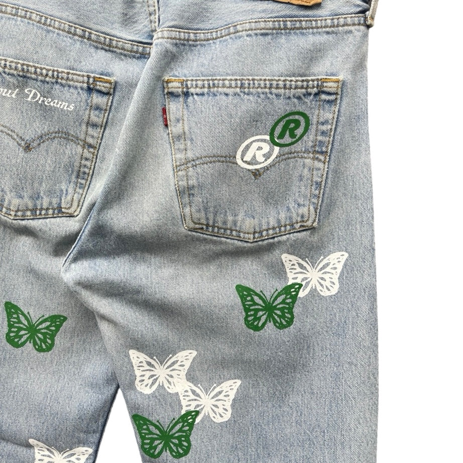 ABOUT DREAMS Butterfly Jeans Size W34 L36