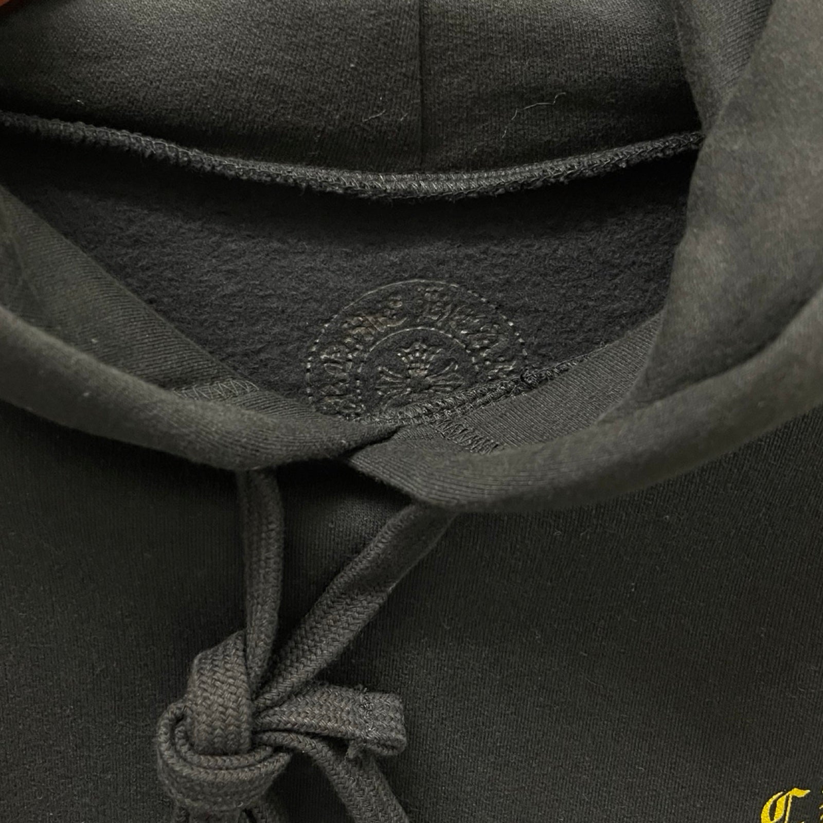 CHROME HEARTS Hong Kong Exclusive Scroll Logo Hoodie Size L