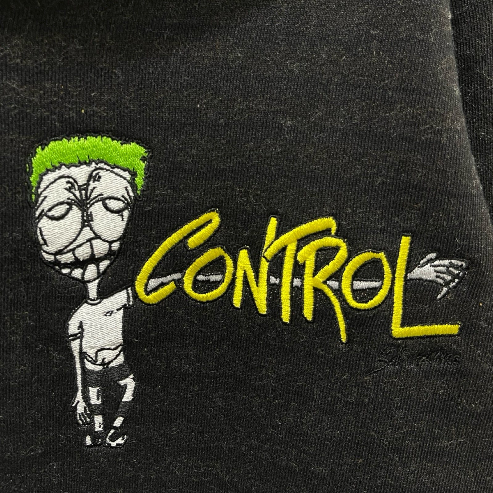 CHROME HEARTS × MATTY BOY Y NOT BEWARE Zip Up Hoodie Size L