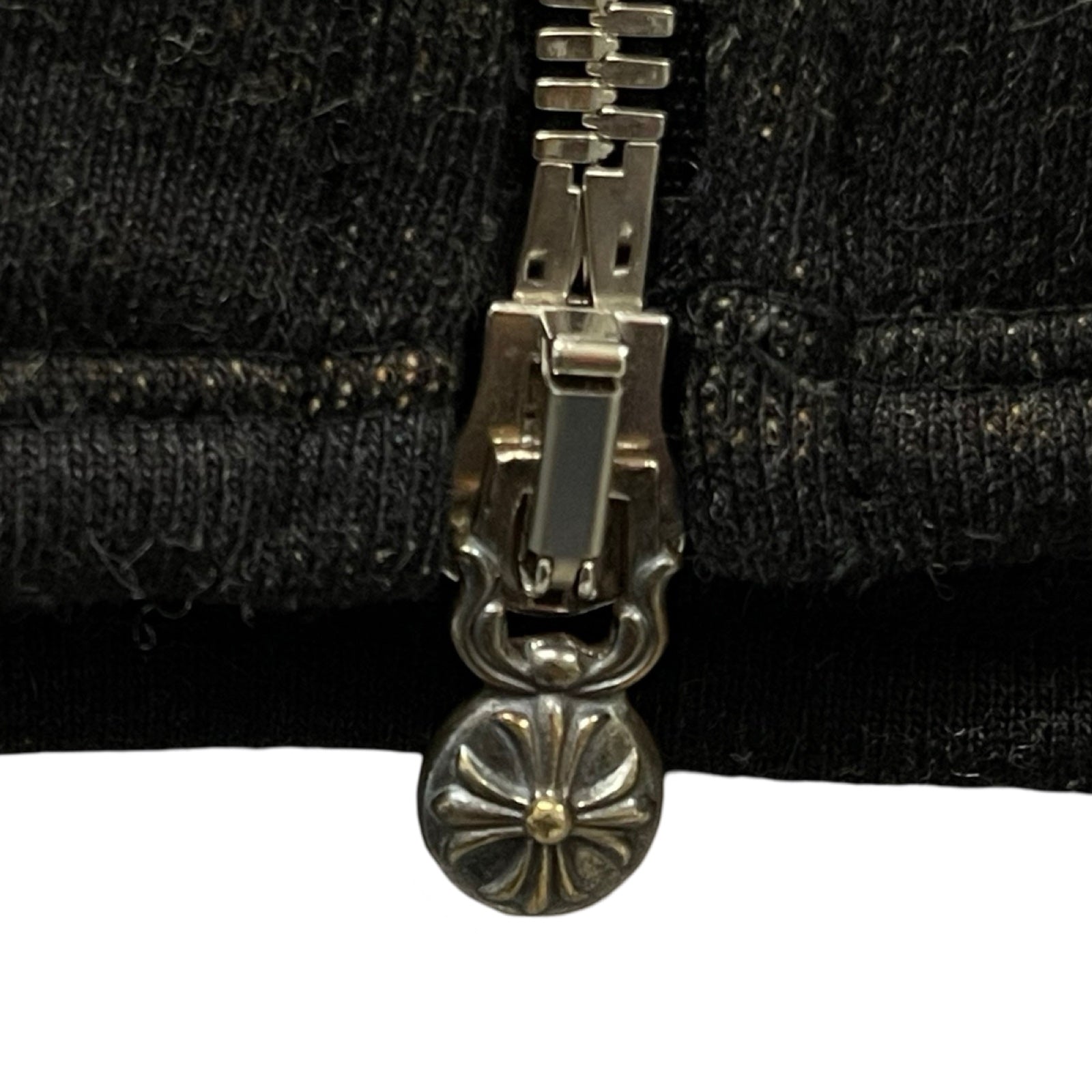 CHROME HEARTS × MATTY BOY Y NOT BEWARE Zip Up Hoodie Size L