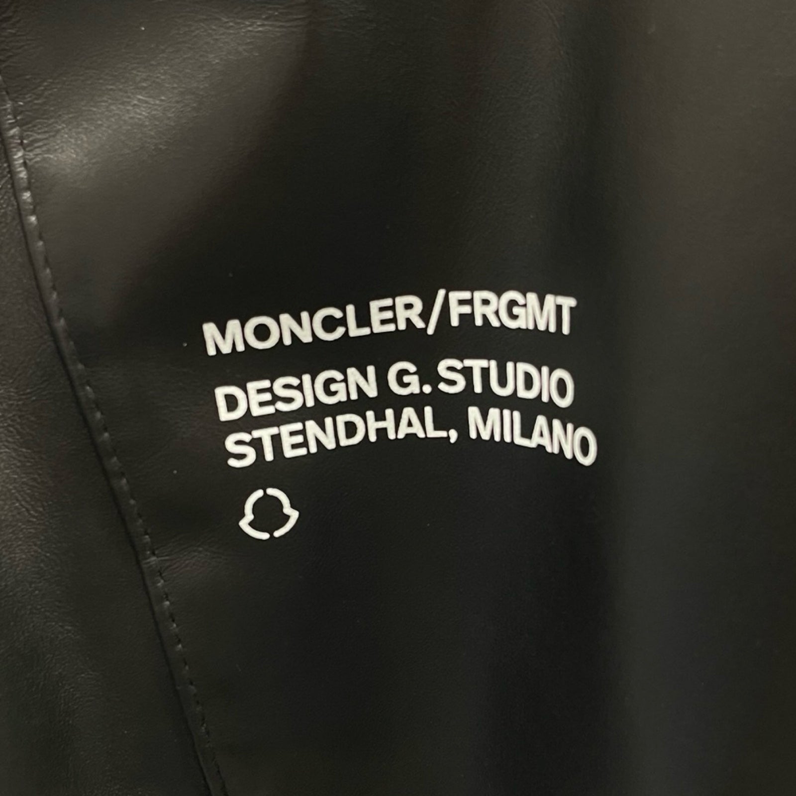 MONCLER × Lewis Leathers × FRAGMENT Dwayne Cyclone Double Leather Rider's Jacket G209U1A00022