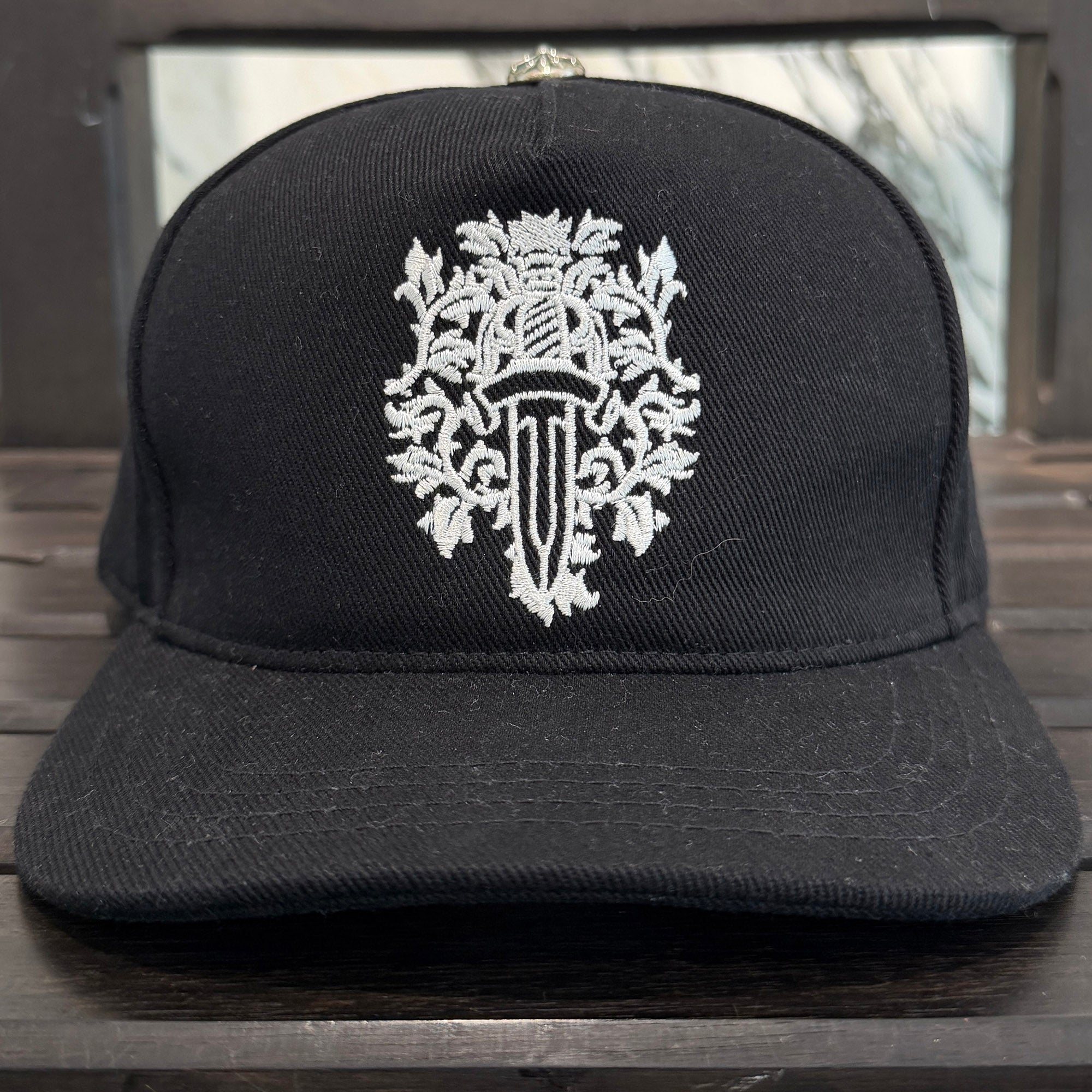 CHROME HEARTS Dagger Denim Baseball Cap Size ONE SIZE (53-60) クロムハーツ ダガーデニム ベースボースキャップ サイズONE SIZE (53-60)