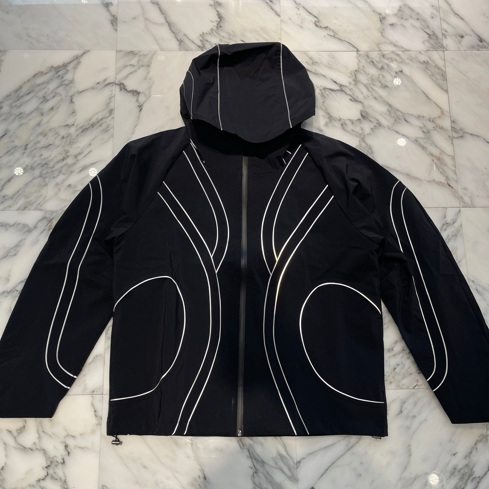 Cmmawear BLACK AKAZA JACKET 241153M180000 size L コマウェアー ブラックアカザジャケット サイズL