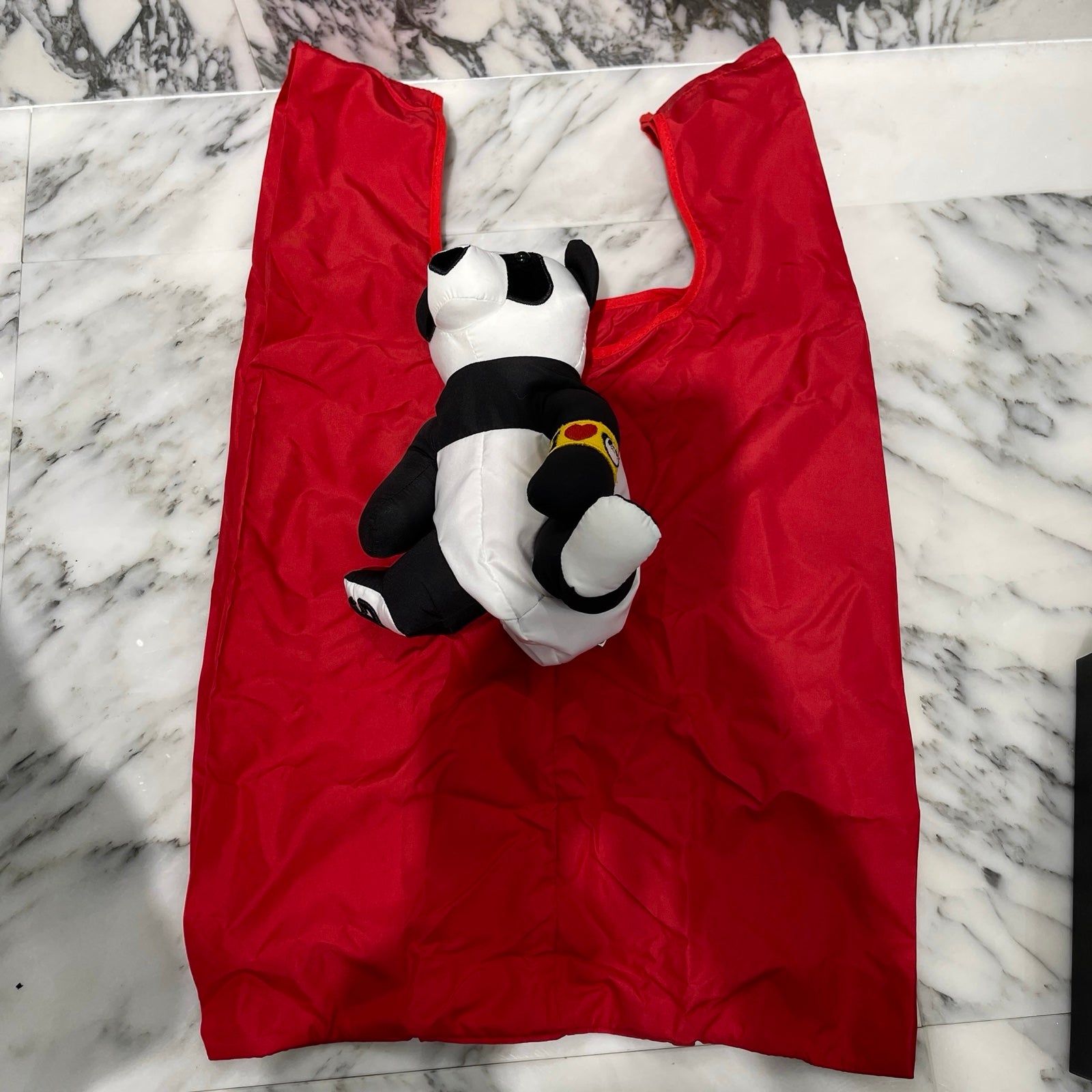 DOLCE＆GABBANA × 呪術廻戦 2022SS Shopping Bag Panda Animalier Print Bag ドルチェ＆ガッパーナ × 呪術廻戦 ショッピングバッグ パンダ アニマリエプリント バッグ エコバッグ