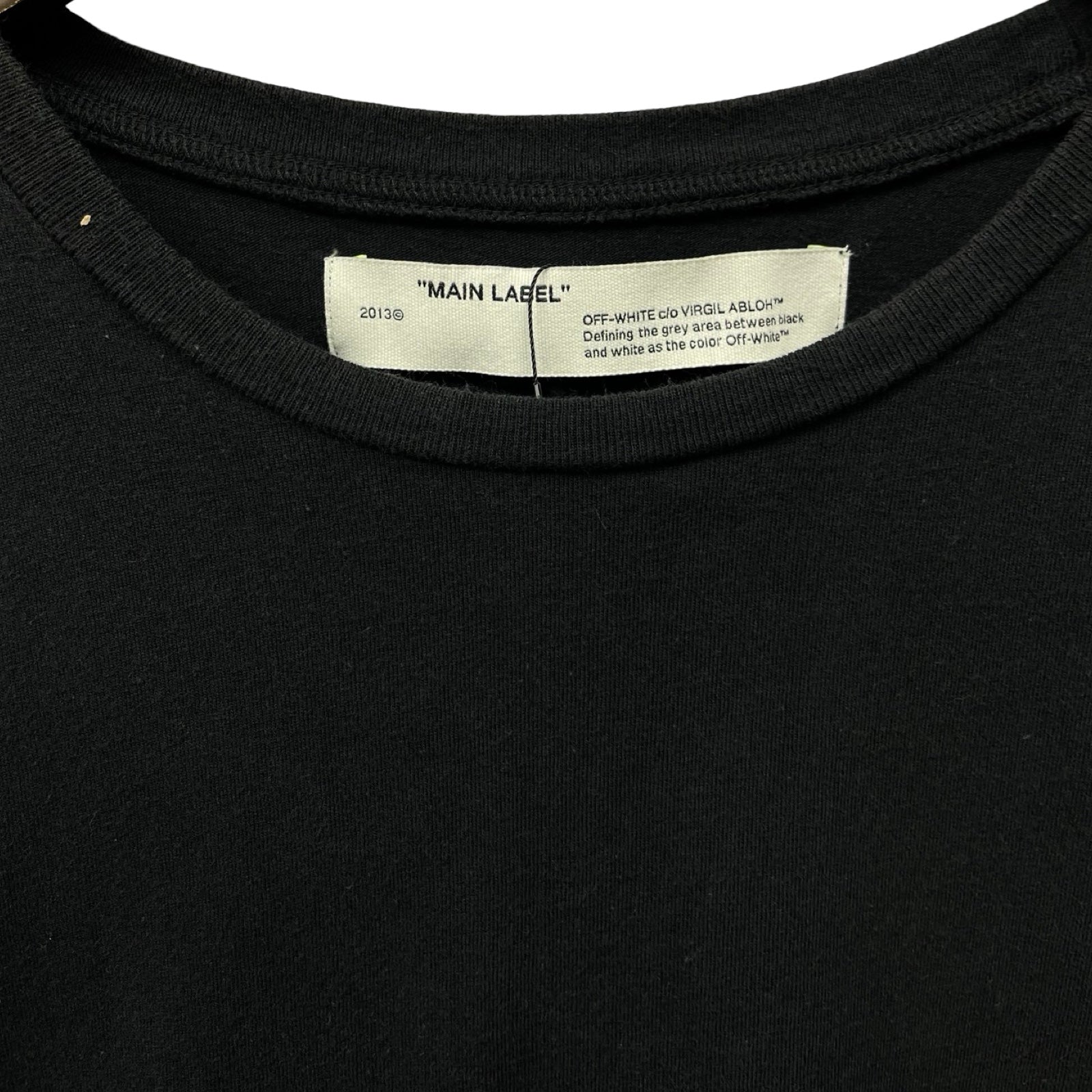 OFF-WHITE 2019AW Halftone S/S Slim Tee OMAA038E19185008 Size L