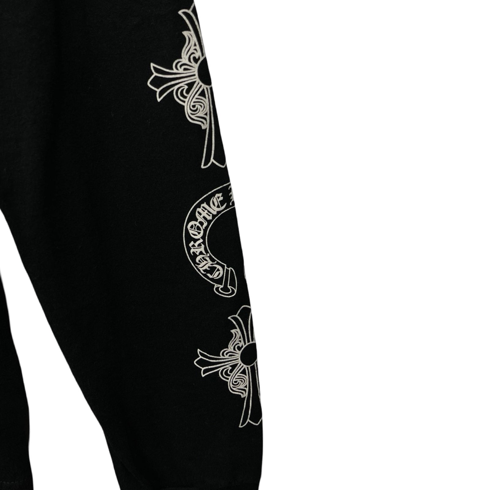 CHROME HEARTS Arm Multi Logo Long Sleeve Tee Size S