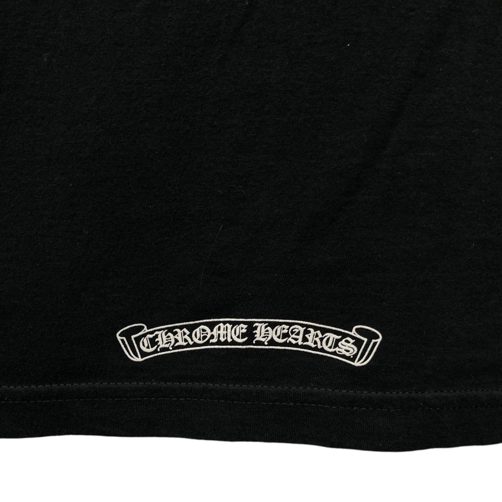 CHROME HEARTS Arm Multi Logo Long Sleeve Tee Size S