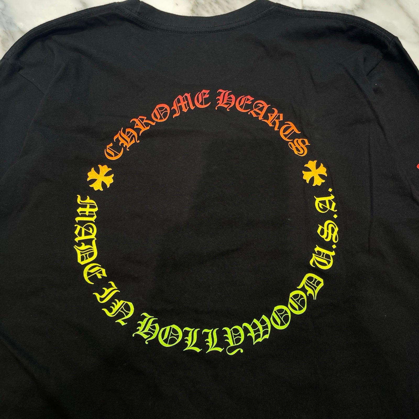 CHROME HEARTS Back Grad Circle Logo Long Sleeve Tee Size XL クロムハーツ バックグラデーション サークルロゴ ロングスリーブTシャツ サイズXL