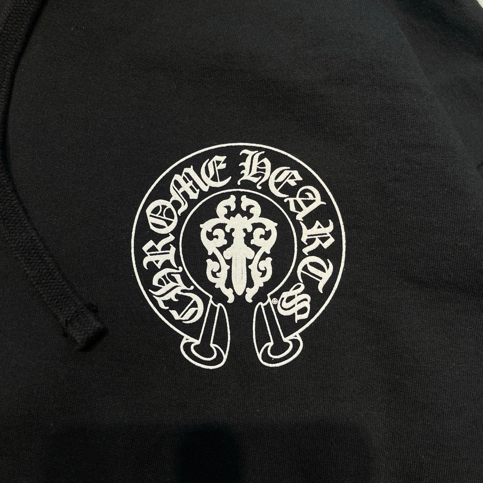 CHROME HEARTS American Flag Scroll Logo Pullover Hoodie Size L クロムハーツ アメリカ国旗 スクロールロゴ プルオーバーフーディー サイズL