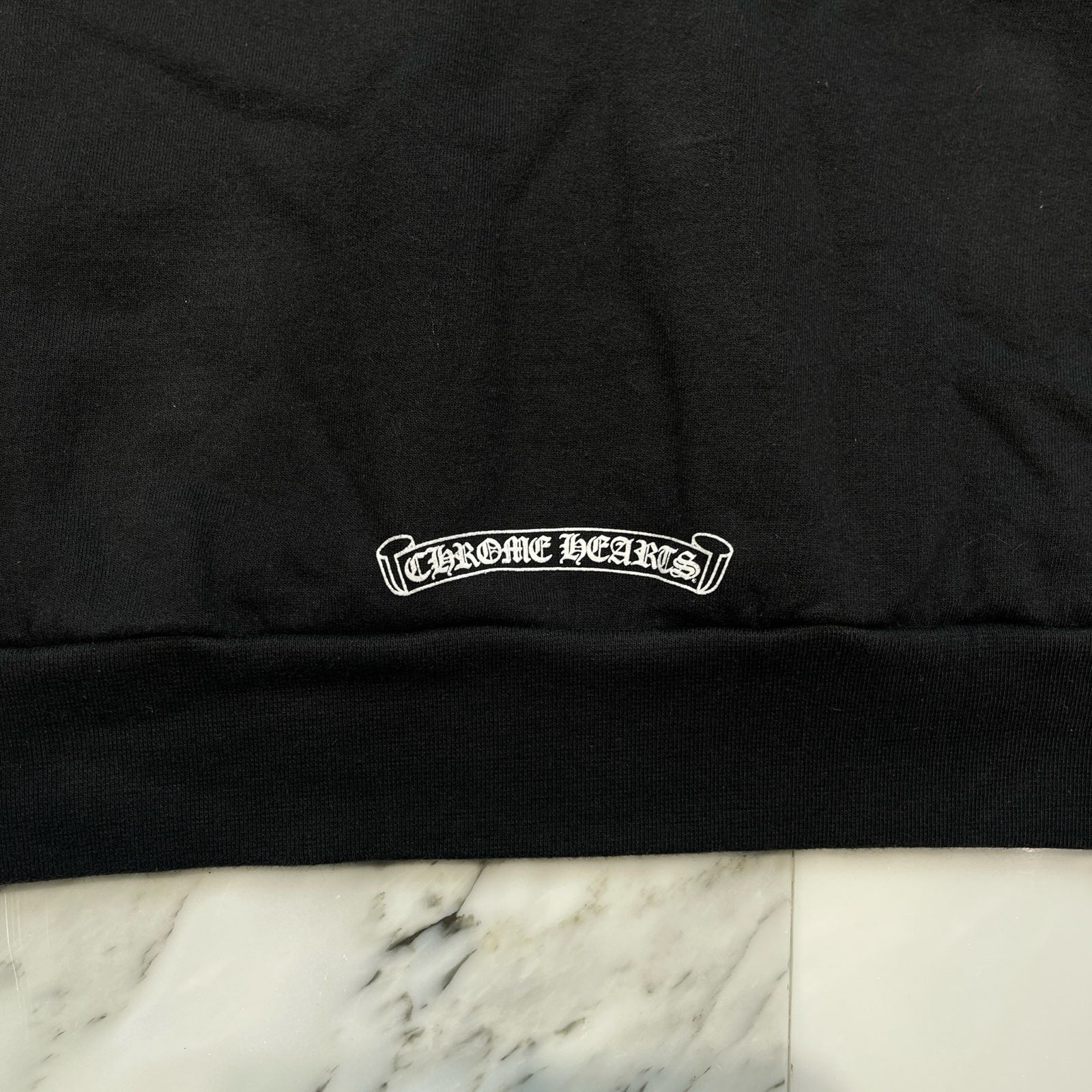 CHROME HEARTS American Flag Scroll Logo Pullover Hoodie Size L クロムハーツ アメリカ国旗 スクロールロゴ プルオーバーフーディー サイズL