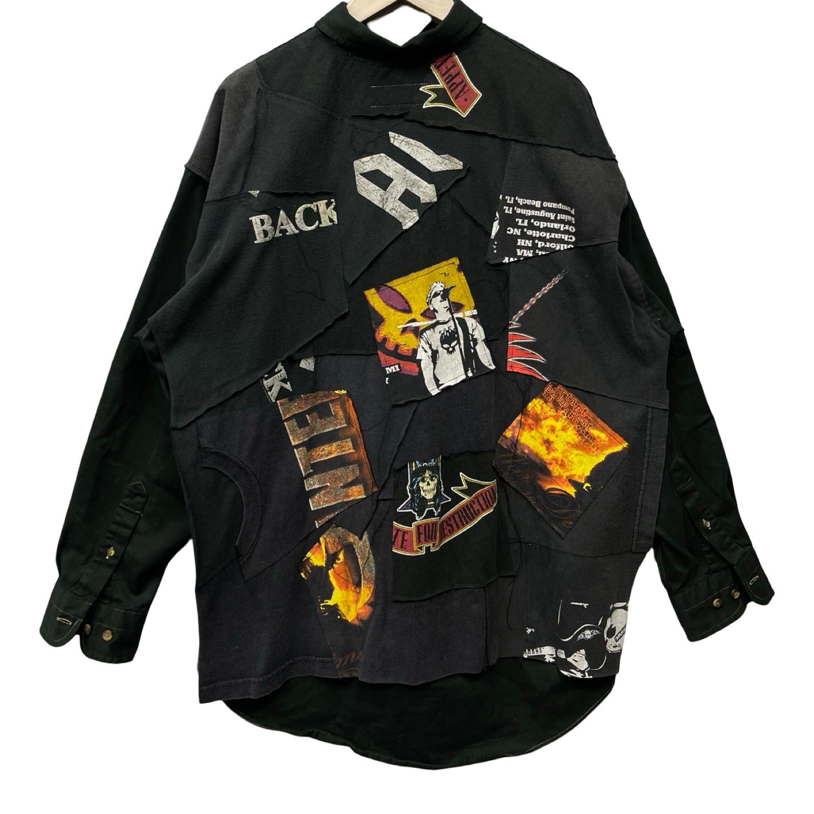 DISCOVERED Collage Remake Big Silhouette Shirt DC-NS-B2CU-06 Size FREE