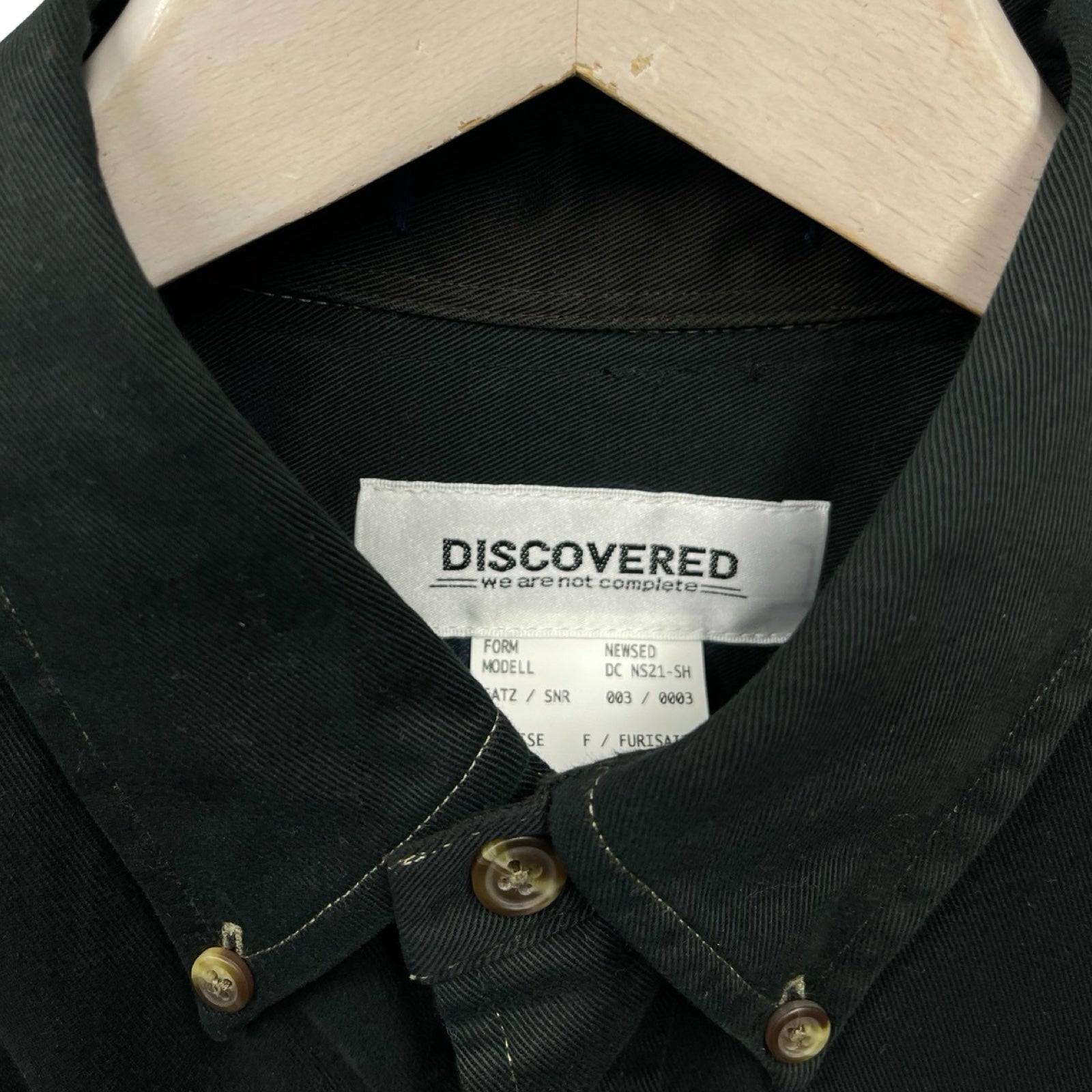 DISCOVERED Collage Remake Big Silhouette Shirt DC-NS-B2CU-06 Size FREE