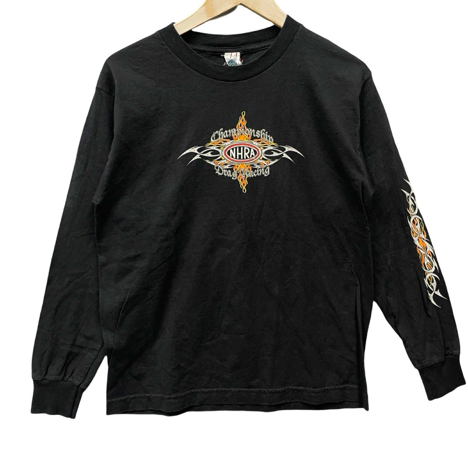 Vintage 00's Champion Ship "Drag & Racing" L/S Tee Size L