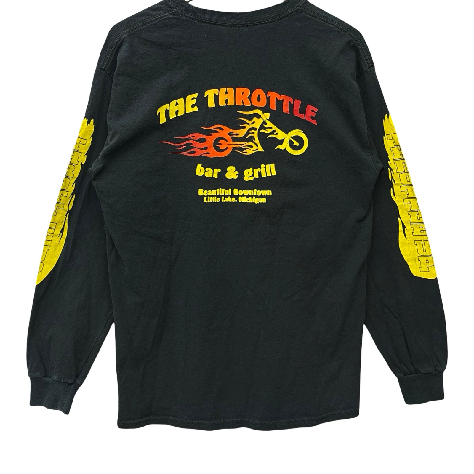 Vintage 00's THE THROTTLE "Bar & Grill" L/S Tee Size M