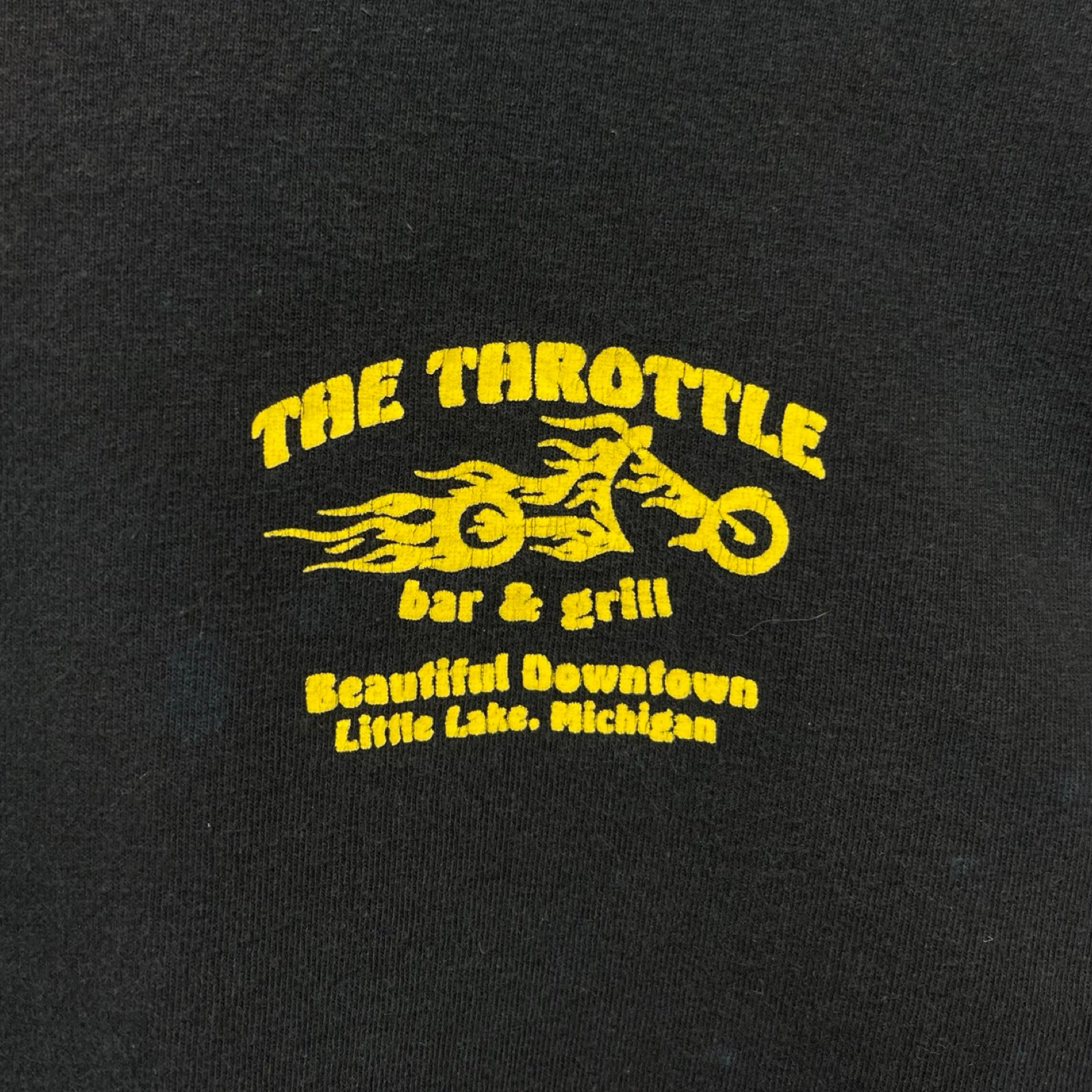 Vintage 00's THE THROTTLE "Bar & Grill" L/S Tee Size M