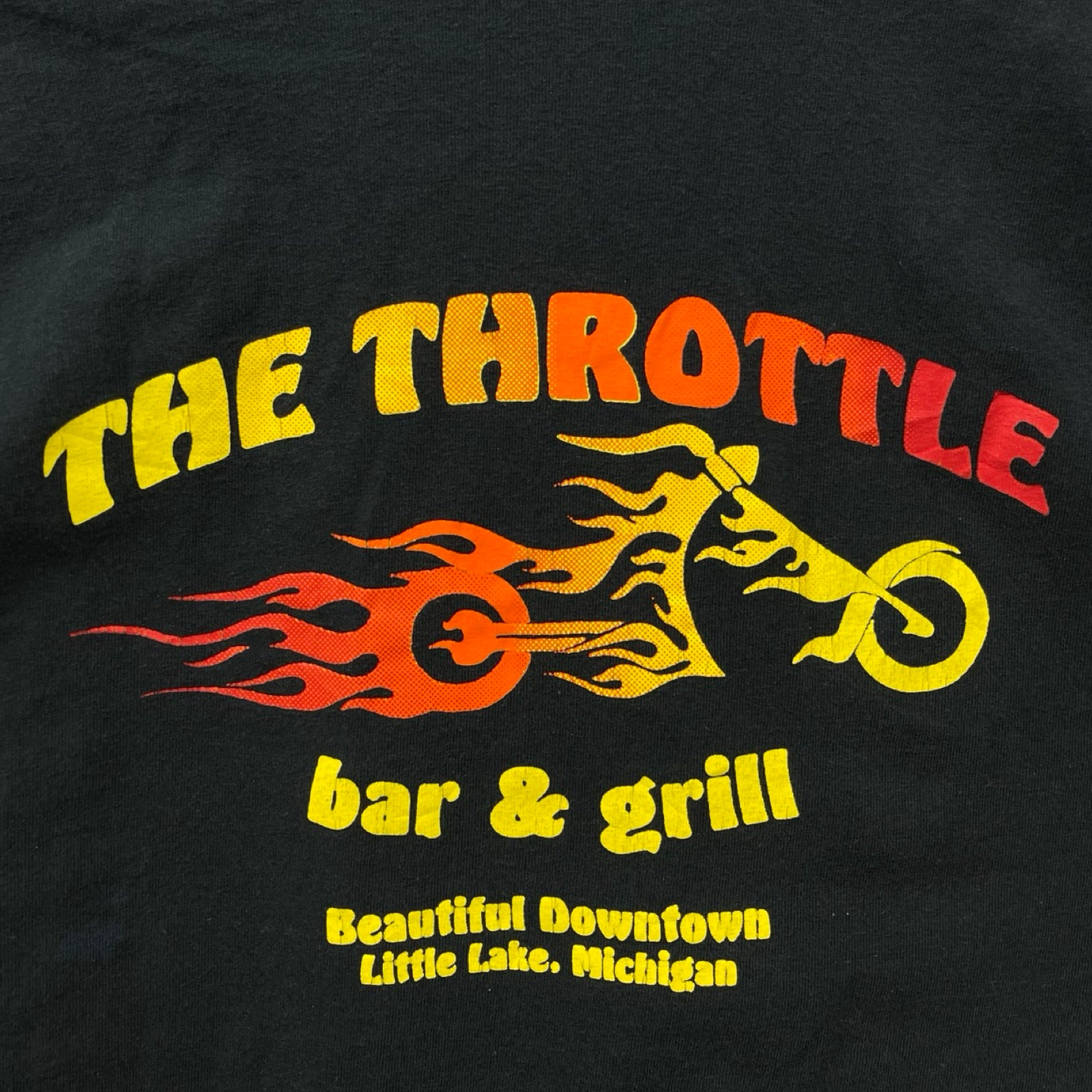 Vintage 00's THE THROTTLE "Bar & Grill" L/S Tee Size M