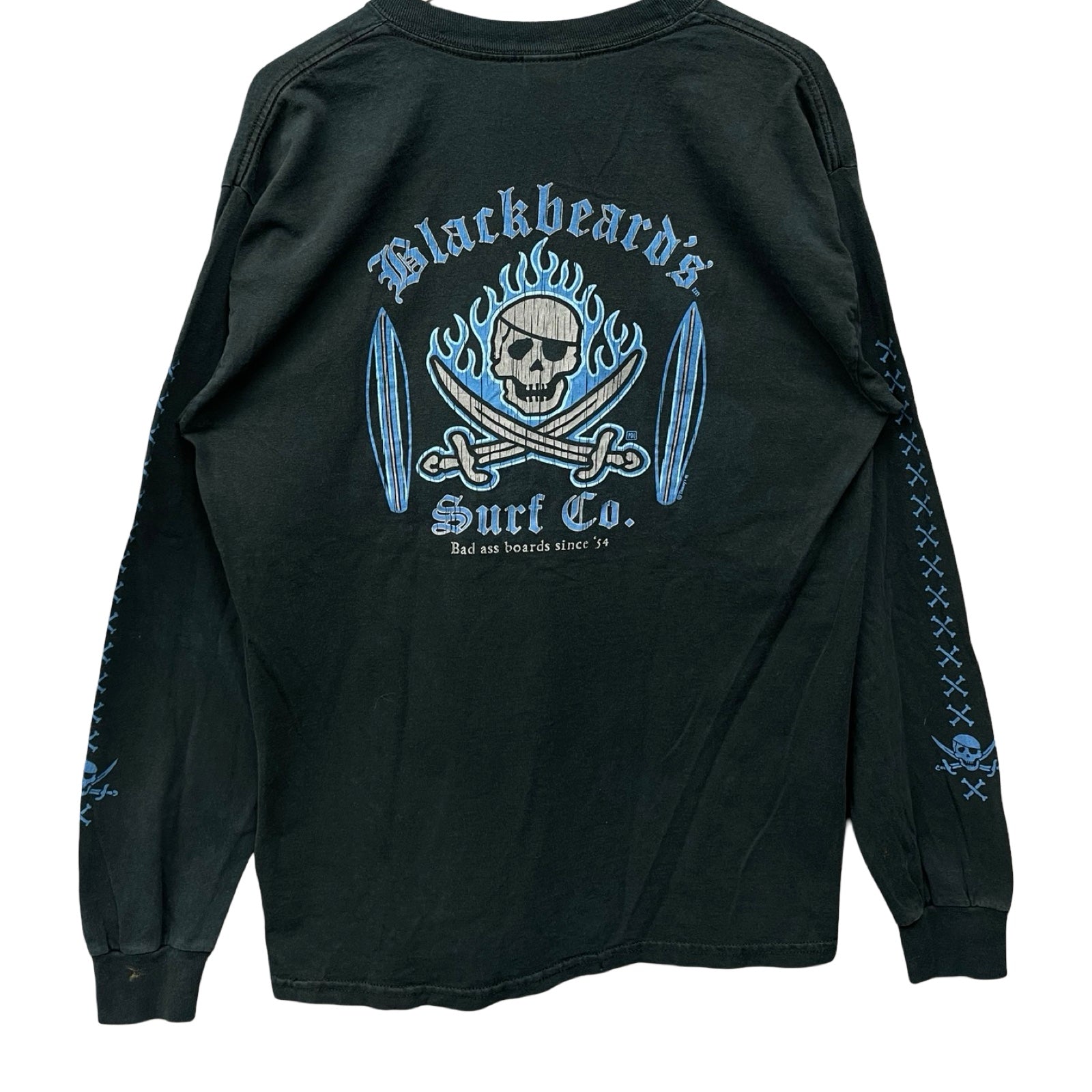 Vintage 90's Black Beards's Surf Co. Anna Maria Island L/S Tee Size L