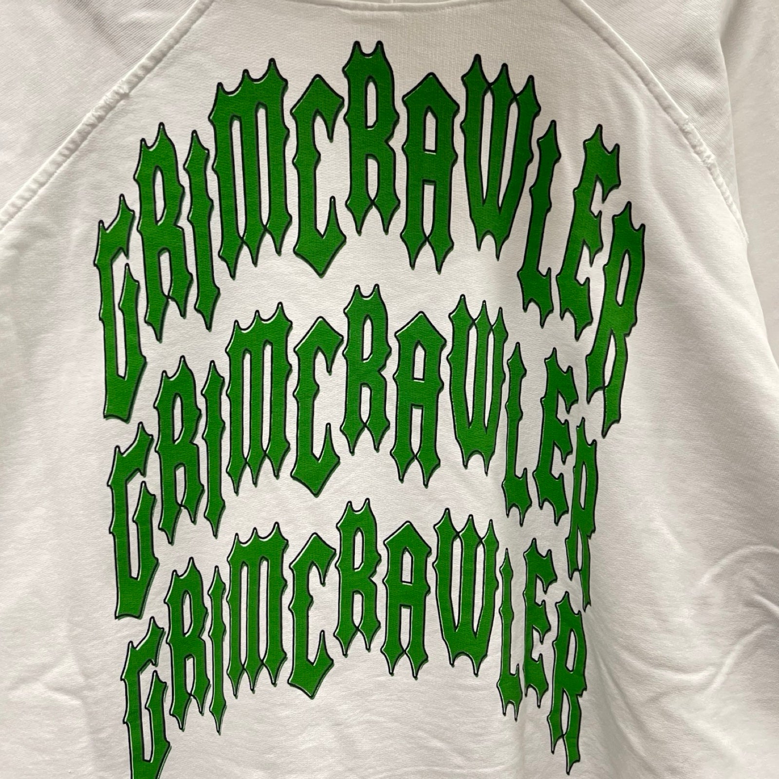 RAF SIMONS 2022SS GRIM CRAWLER DESTROYED HOODIE 221-M176 Size M