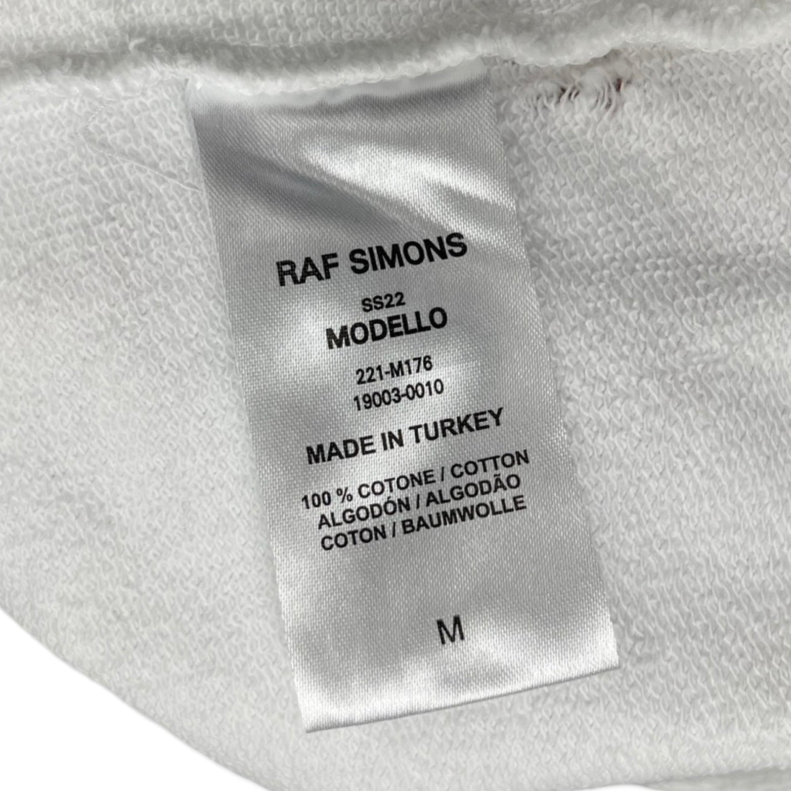 RAF SIMONS 2022SS GRIM CRAWLER DESTROYED HOODIE 221-M176 Size M