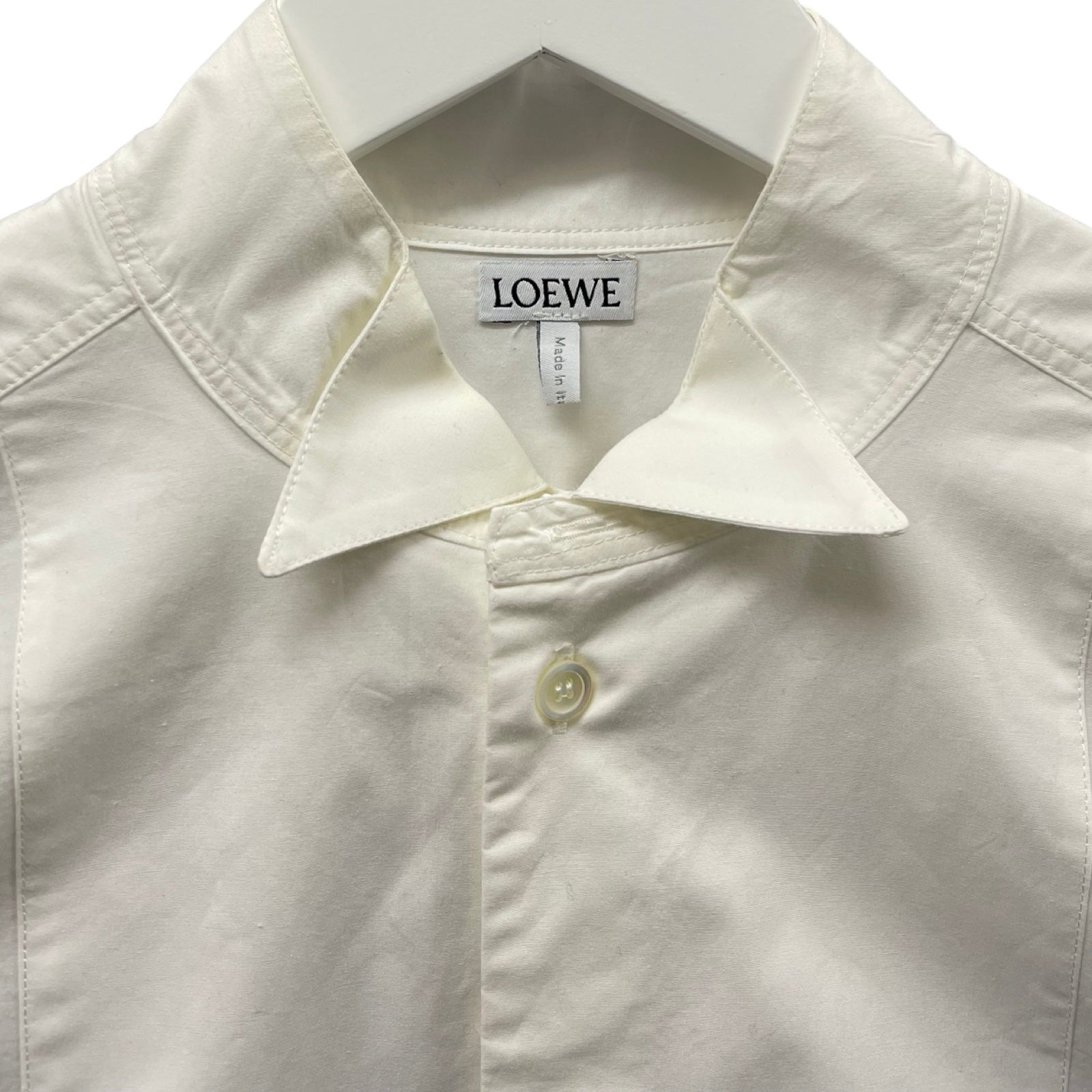 LOEWE Cotton Casual Oversized Shirt H2299080GA Size S