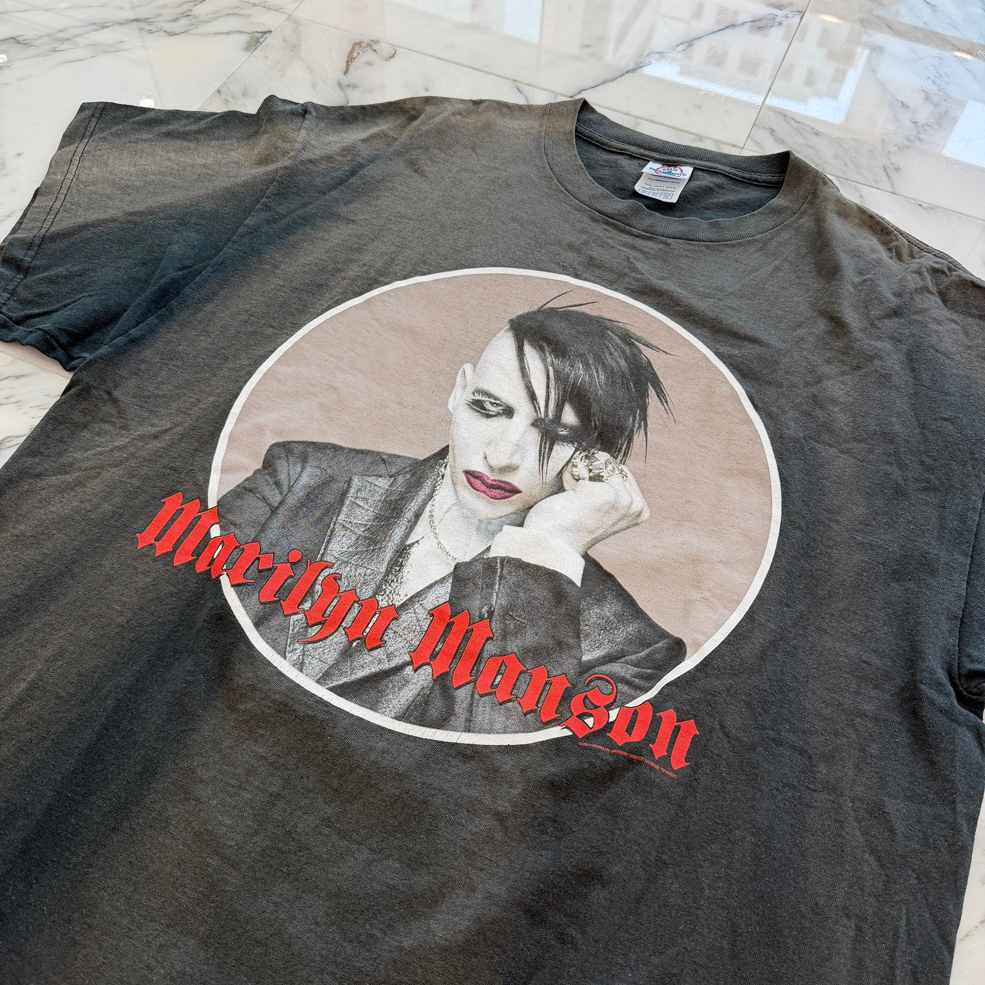 Vintage 00's Marilyn Manson "Against All Gods" American Tour 2004 Delta S/S Tee Size XL ヴィンテージ 00's マリリンマンソン "アゲインスト オール ゴッズ" アメリカン ツアー 2004 デルタ社製 Tシャツ サイズXL