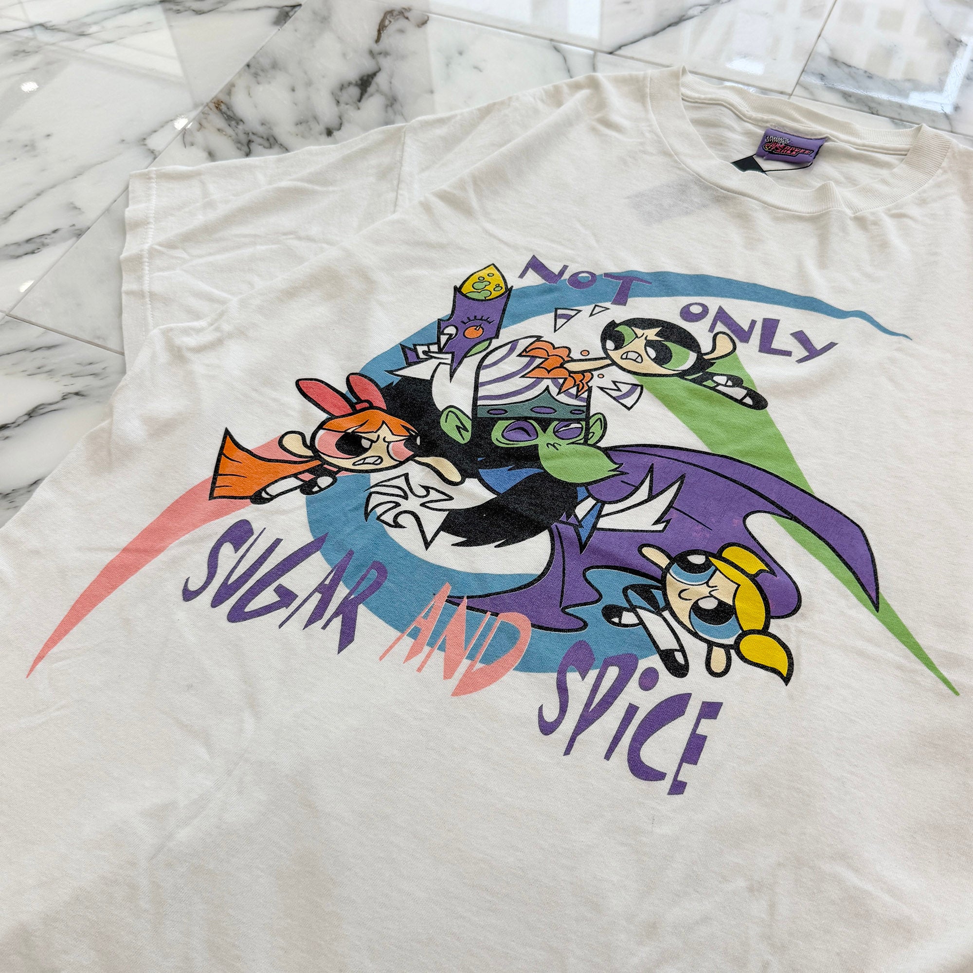 Vintage 00's The Power Puff Girls "Not Only Sugar And Spice" S/S Tee ヴィンテージ 00's パワーパフガールズ "ノット オンリー シュガー アンド スパイス" Tシャツ
