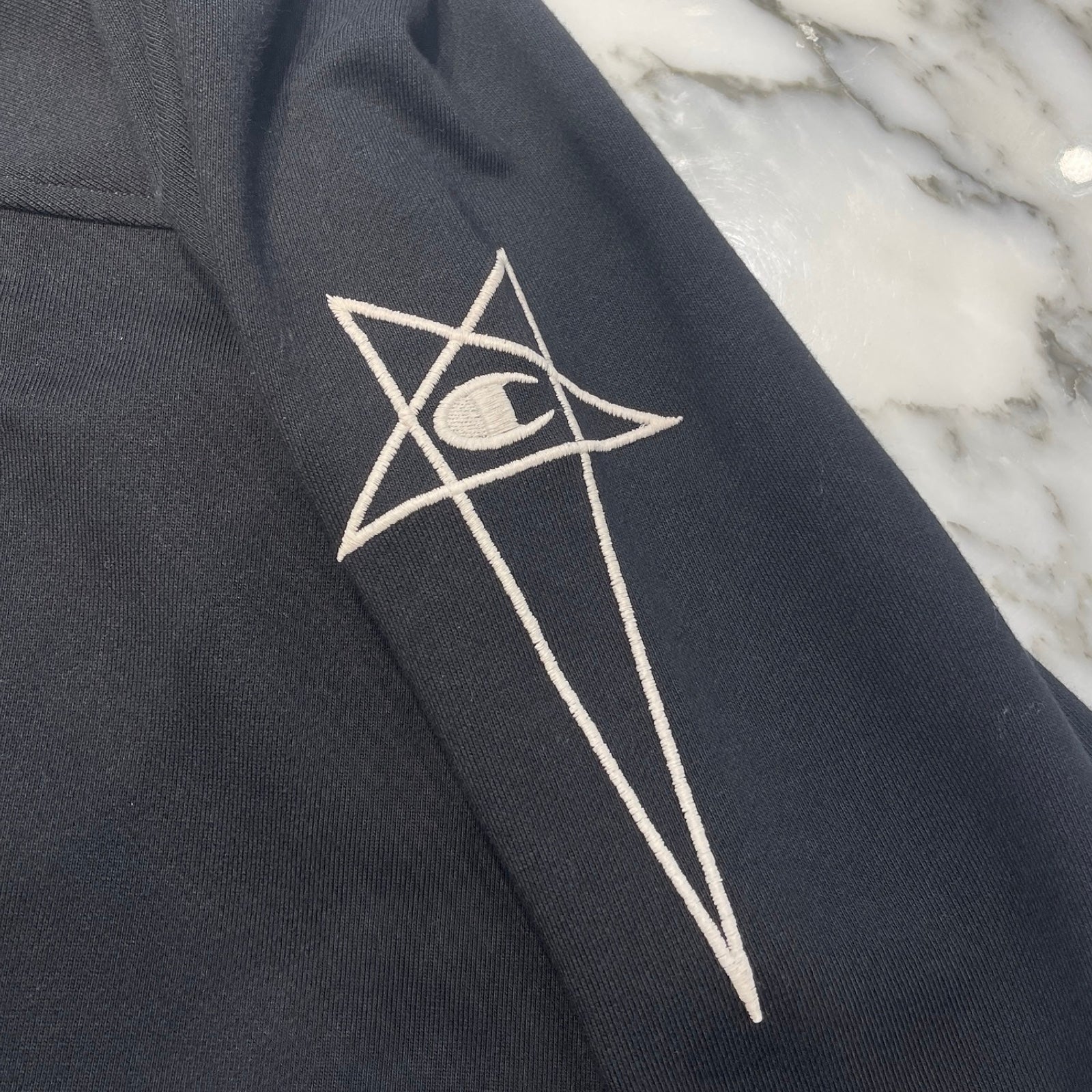 Rick Owens × Champion 2020AW MOUNTAIN WINDBREAKER CM02C9219-CHFE Size S リックオウェンス × チャンピオン マウンテンウィンドブレーカー ジップパーカー サイズS