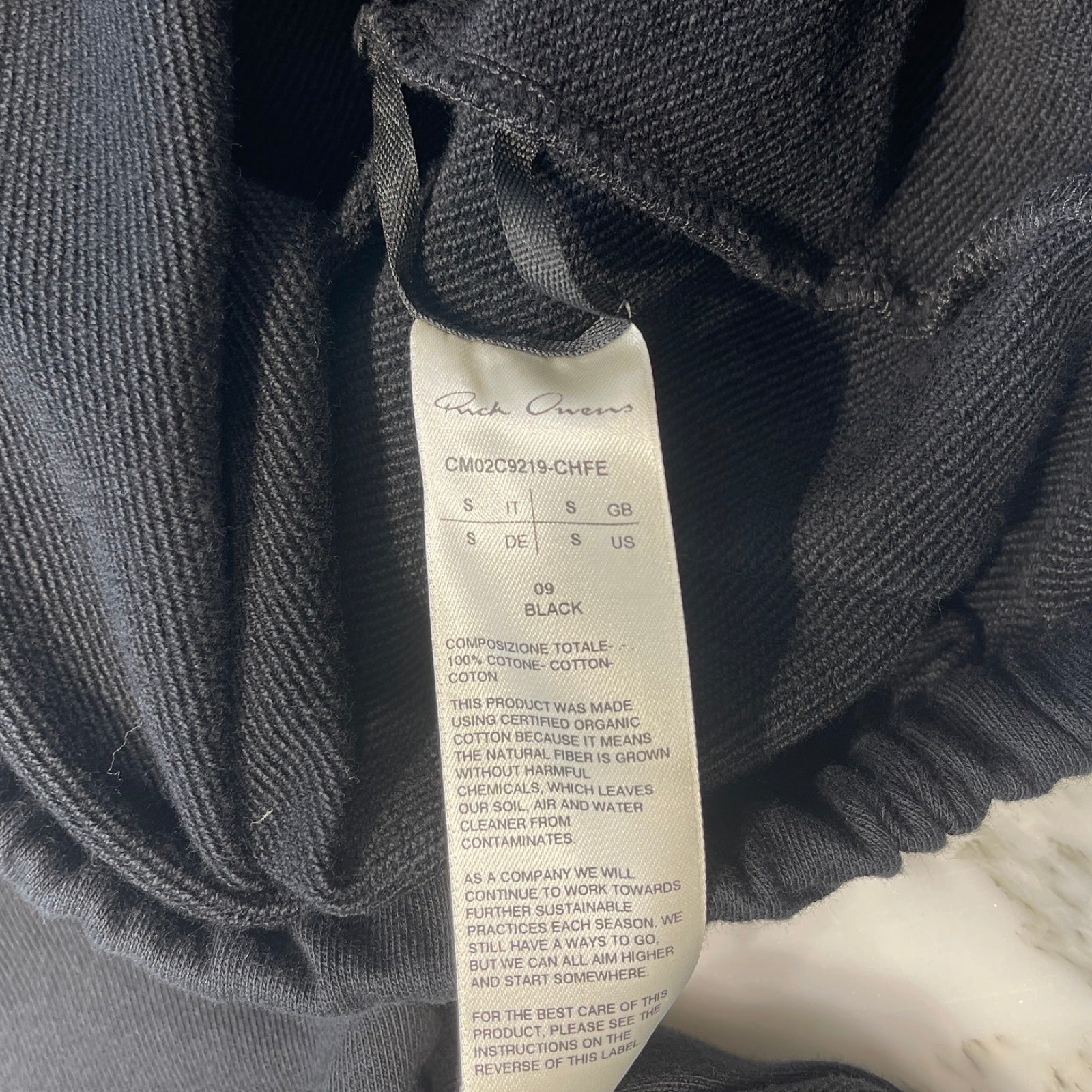 Rick Owens × Champion 2020AW MOUNTAIN WINDBREAKER CM02C9219-CHFE Size S リックオウェンス × チャンピオン マウンテンウィンドブレーカー ジップパーカー サイズS