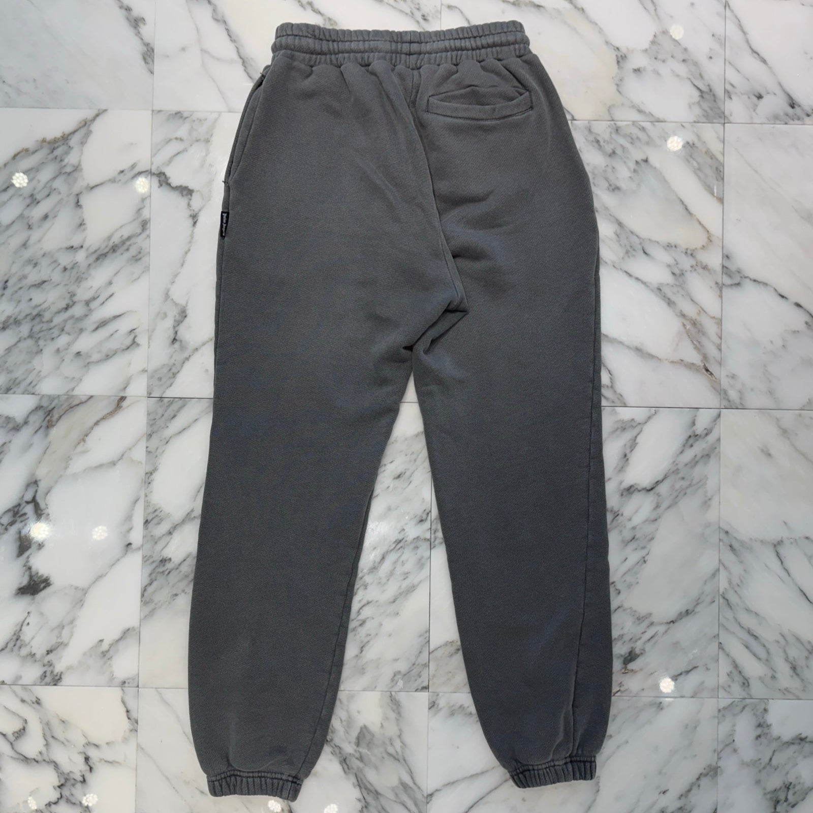 Palm Angels 2021AW GD Curved Logo Sweat Pants PMCH011F21FLE002