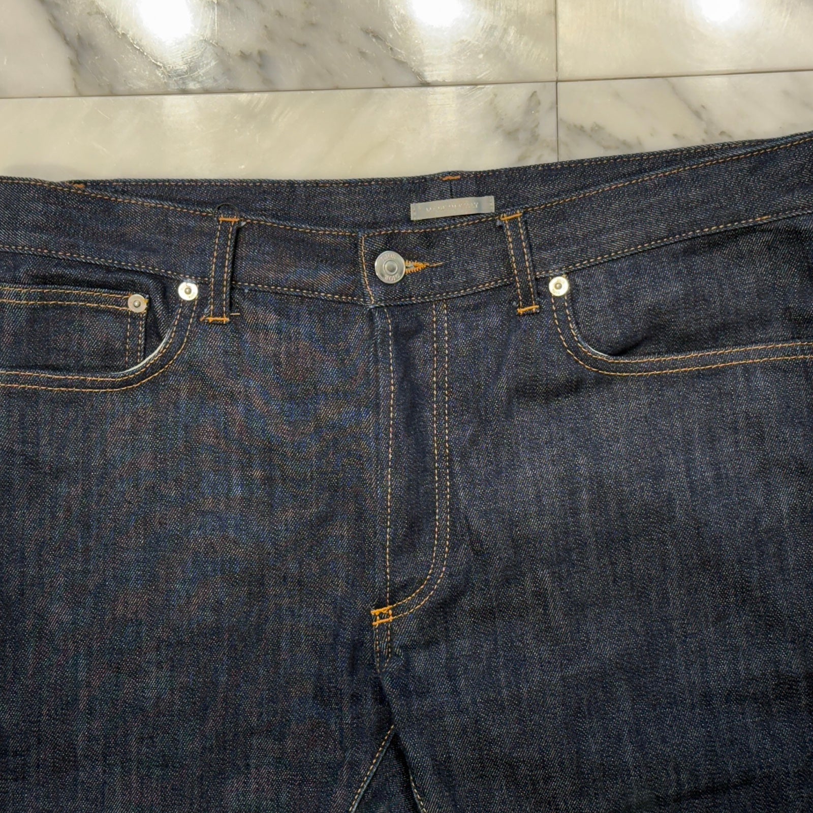 DIOR 2019SS Dior HOMME Oblique Slim Fit Denim Pants 193DS10C226X