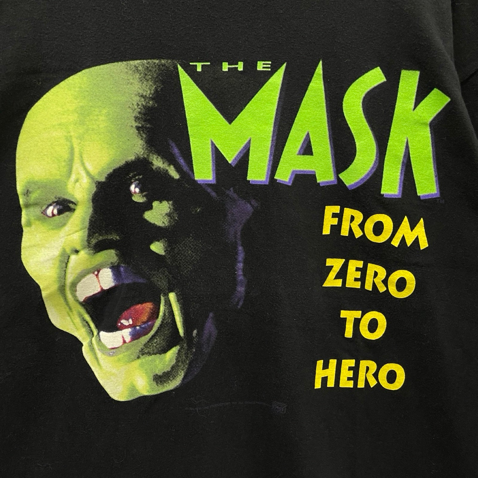 Vintage 90's THE MASK "FROM ZERO TO HERO" S/S Tee