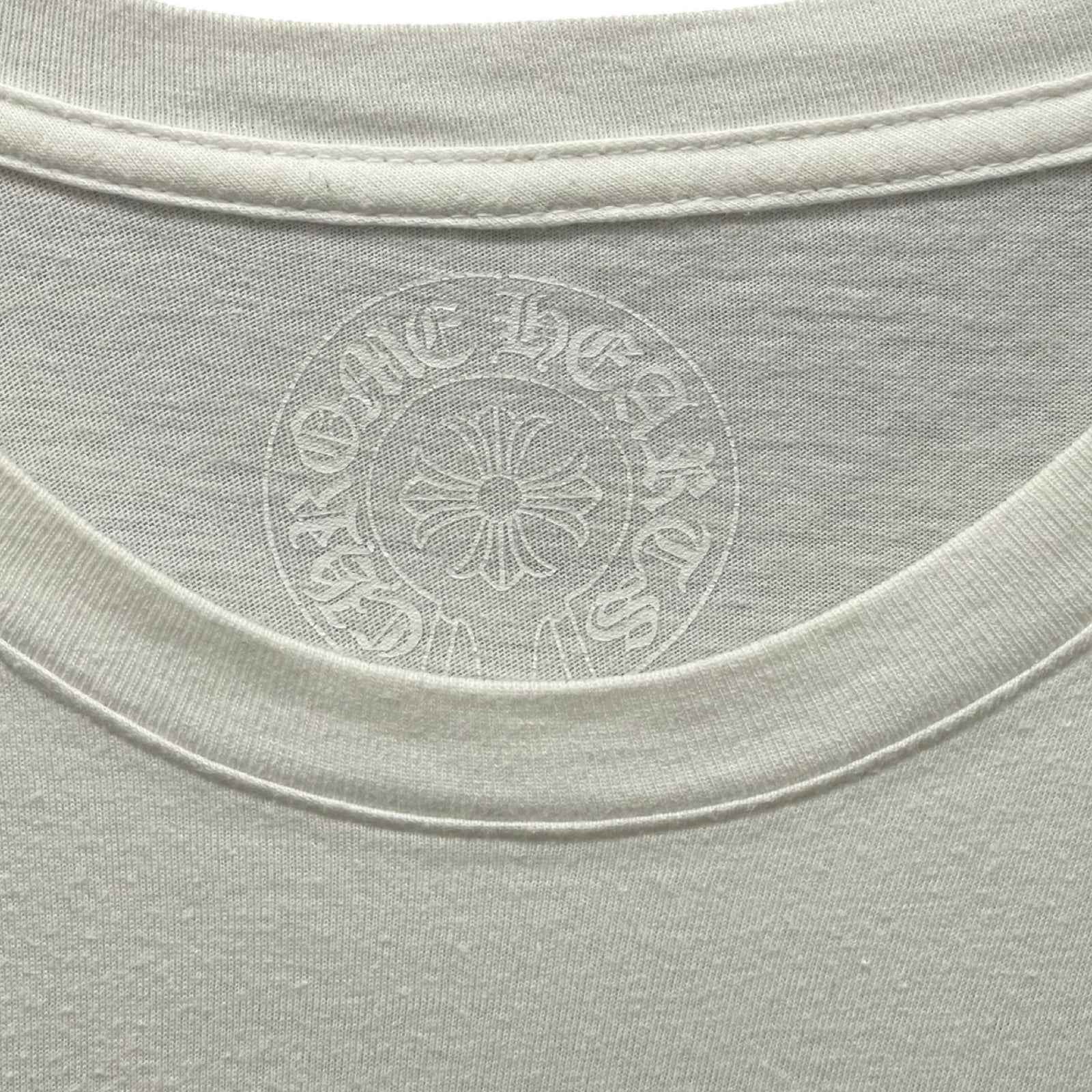 CHROME HEARTS Neon Bar Logo Tee Size L