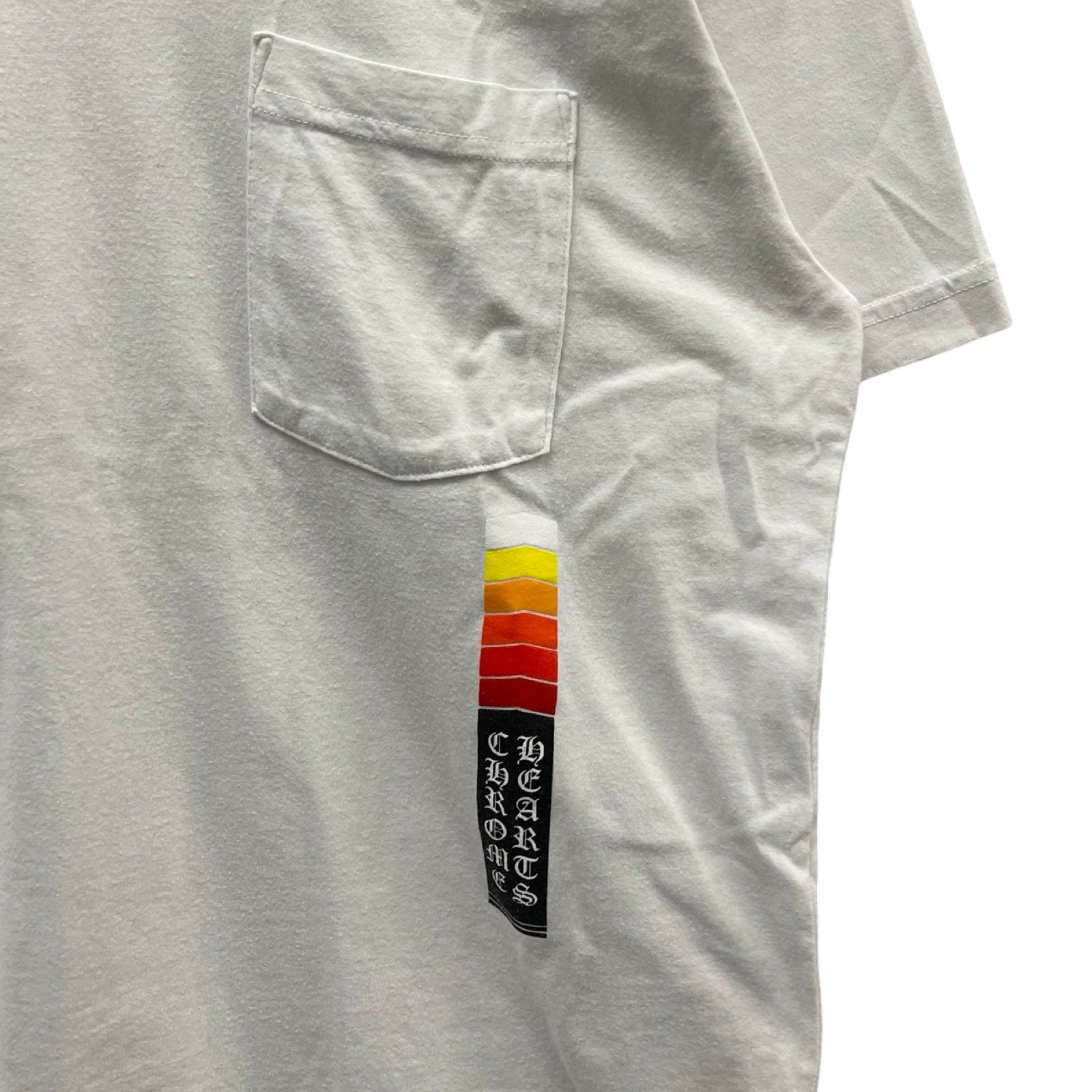 CHROME HEARTS Neon Bar Logo Tee Size L