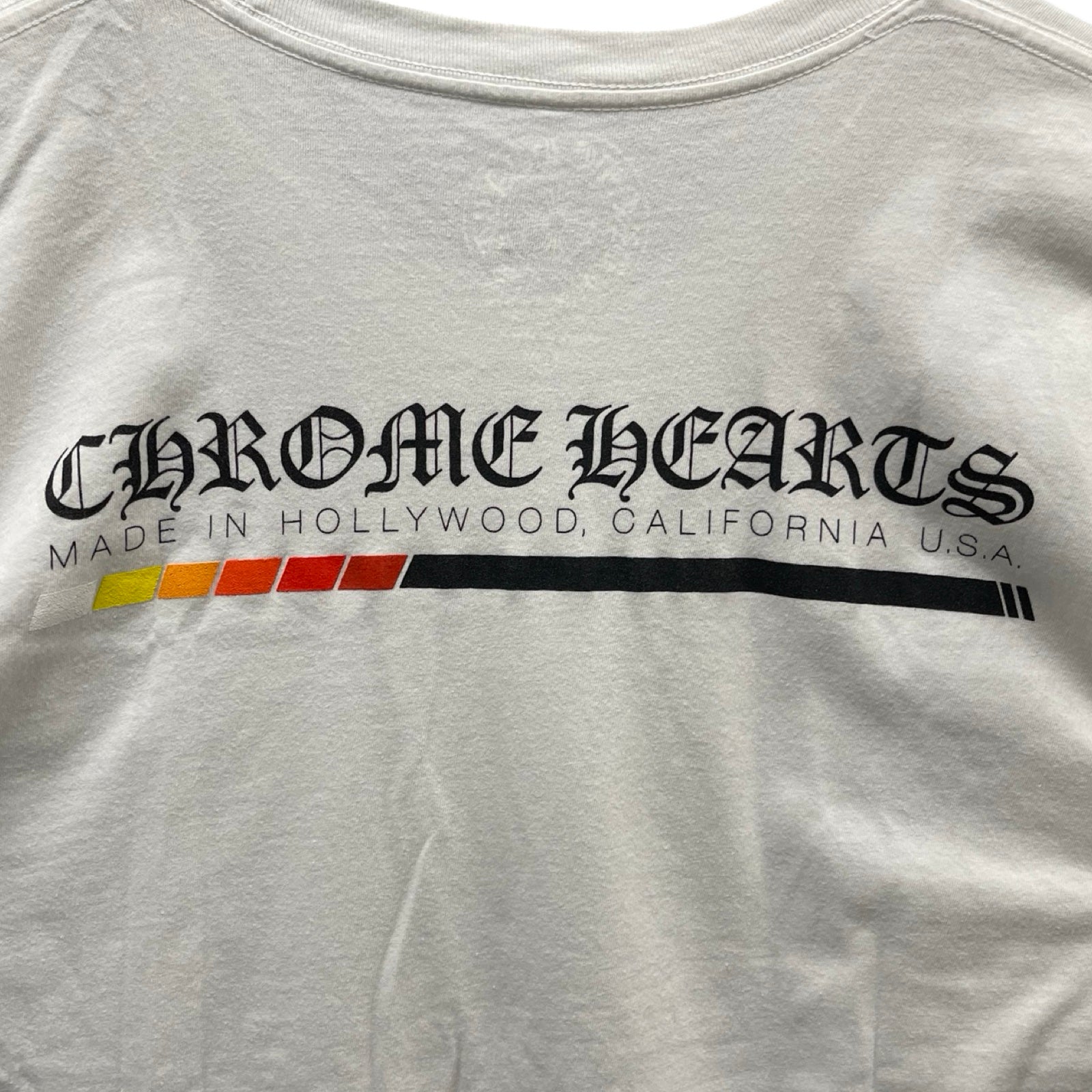 CHROME HEARTS Neon Bar Logo Tee Size L