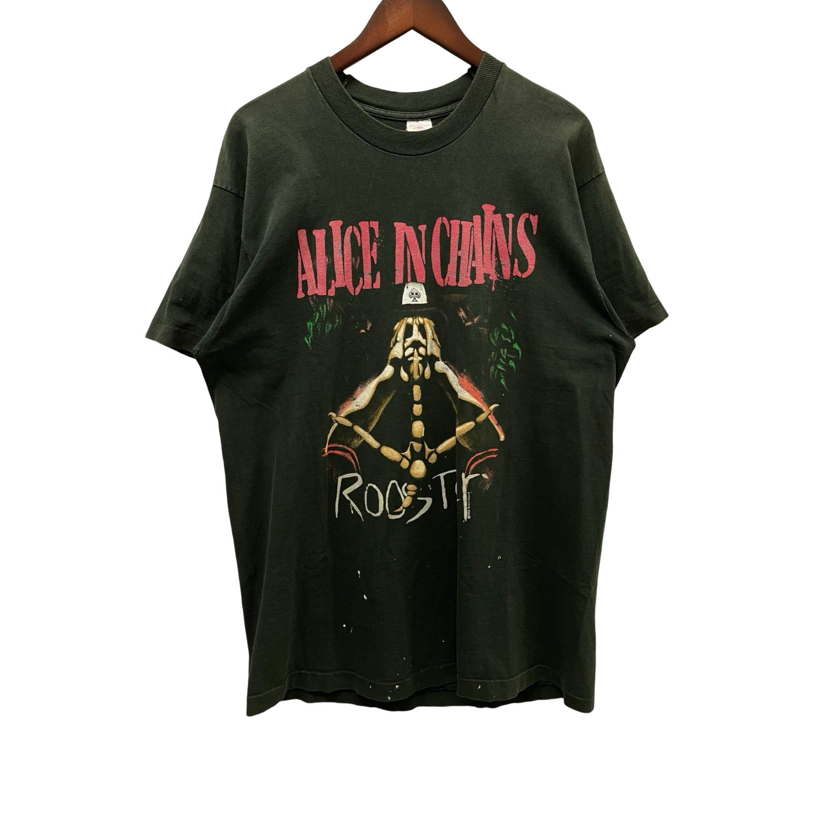 Vintage 90's Alice In Chains 1993 Rooster S/S Tee Size XL