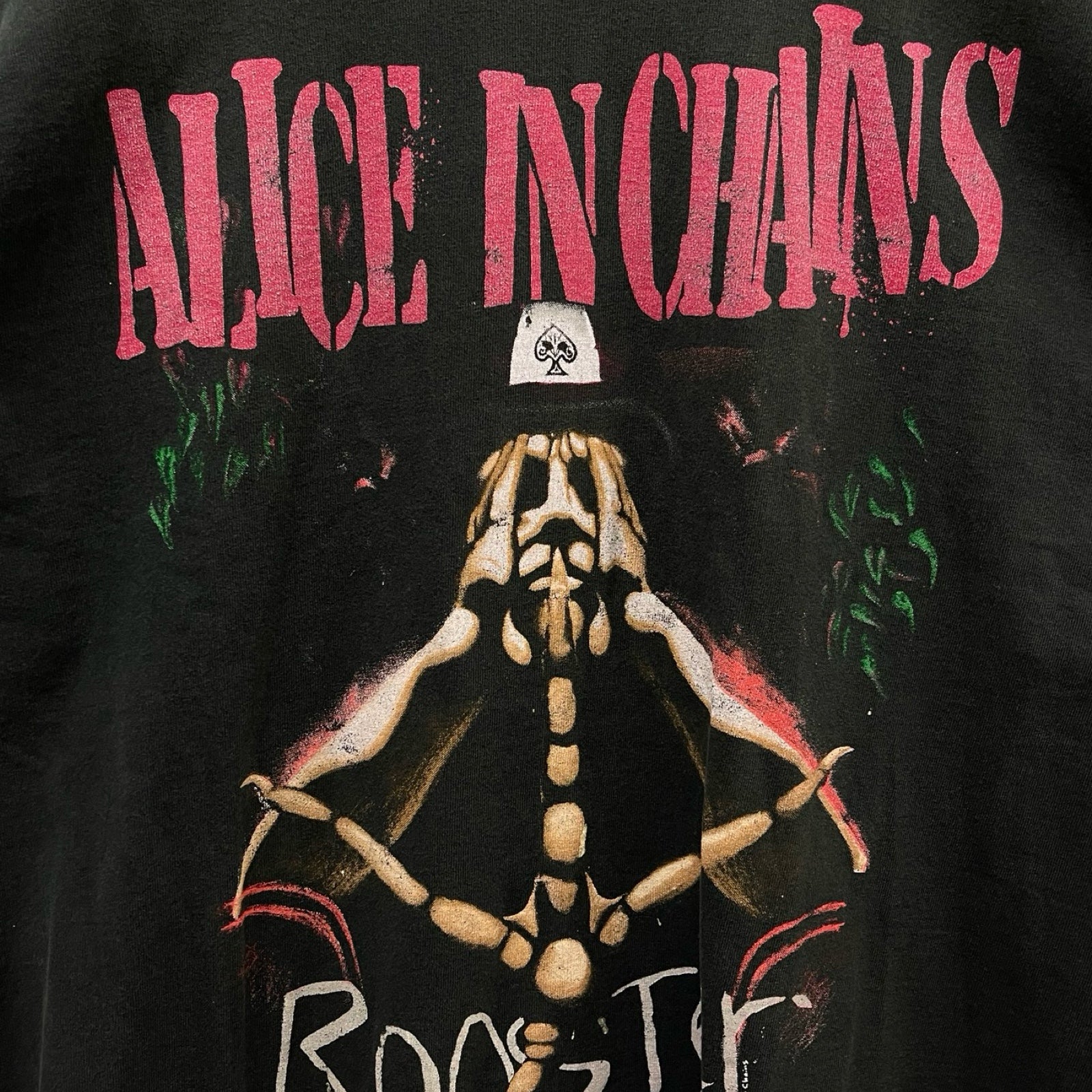 Vintage 90's Alice In Chains 1993 Rooster S/S Tee Size XL