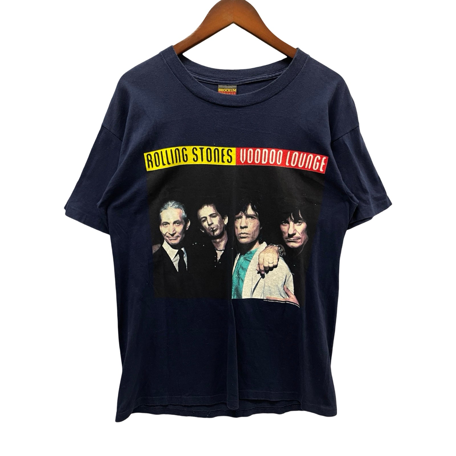 Vintage 90's The Rolling Stones Voodoo Lounge Tour 94/95 S/S Tee Size L