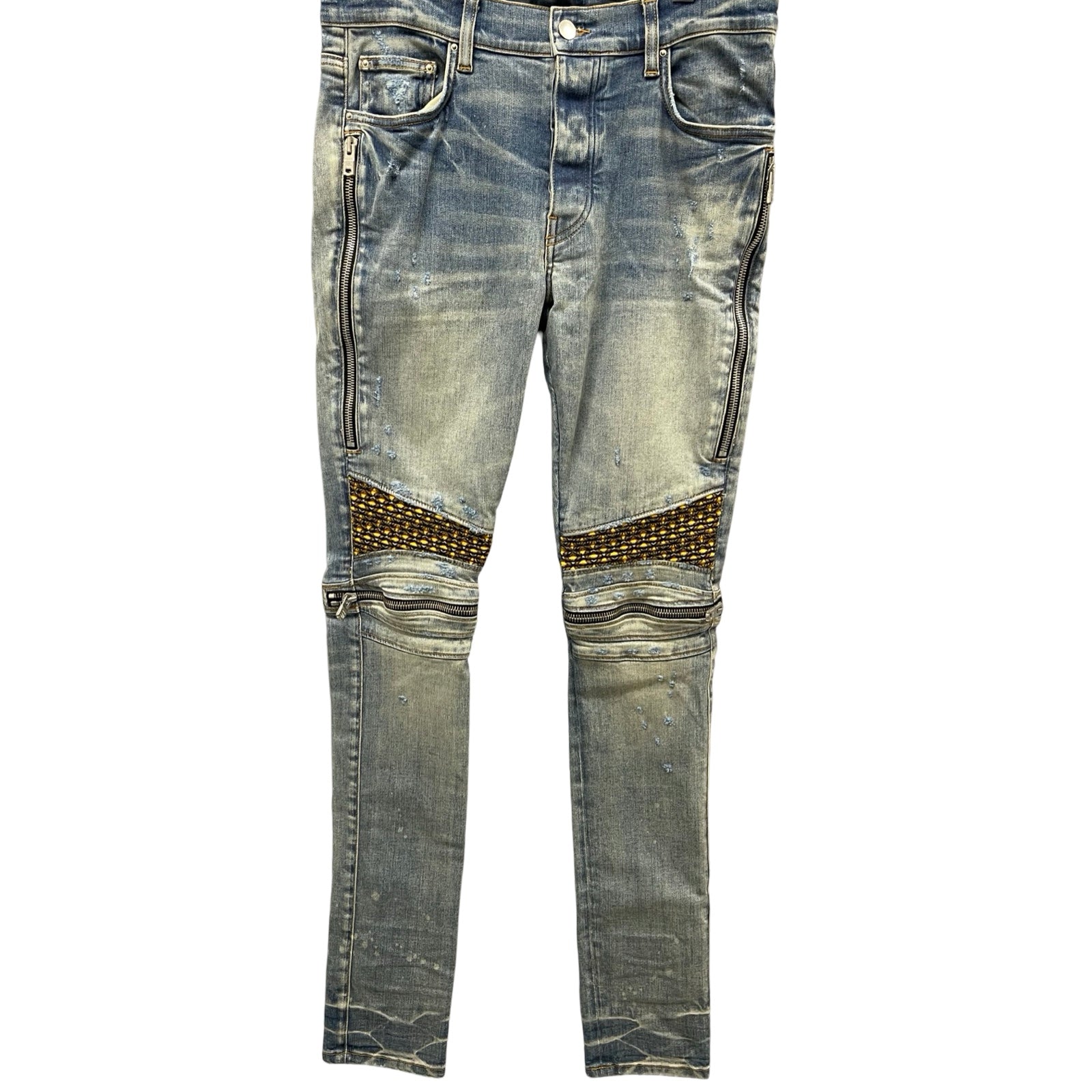 AMIRI 2021AW Velvet PJ MX2 Jean Clay Indigo MDS076 408 Size 33