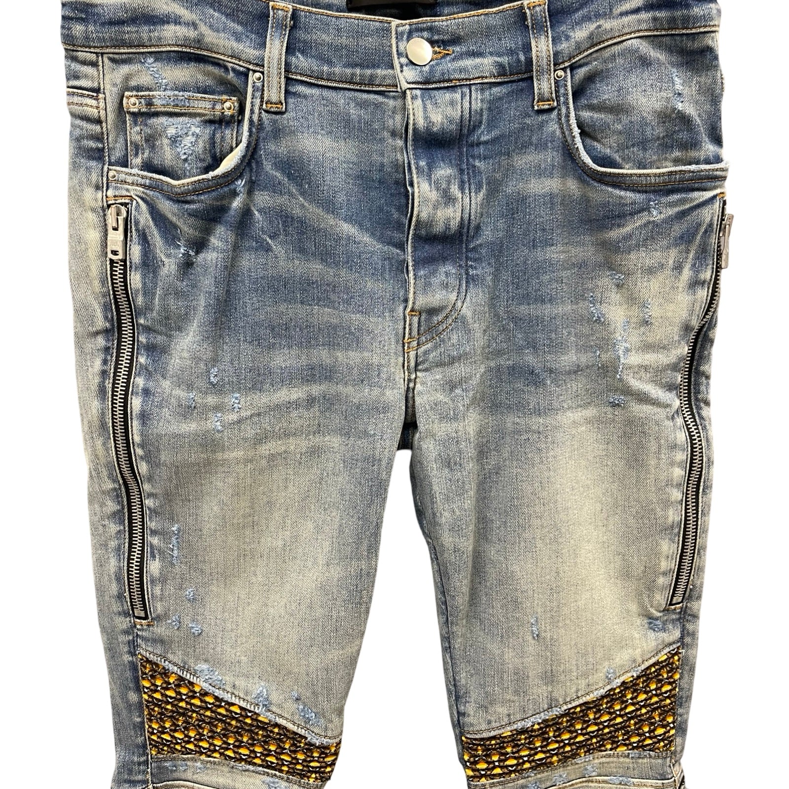 AMIRI 2021AW Velvet PJ MX2 Jean Clay Indigo MDS076 408 Size 33