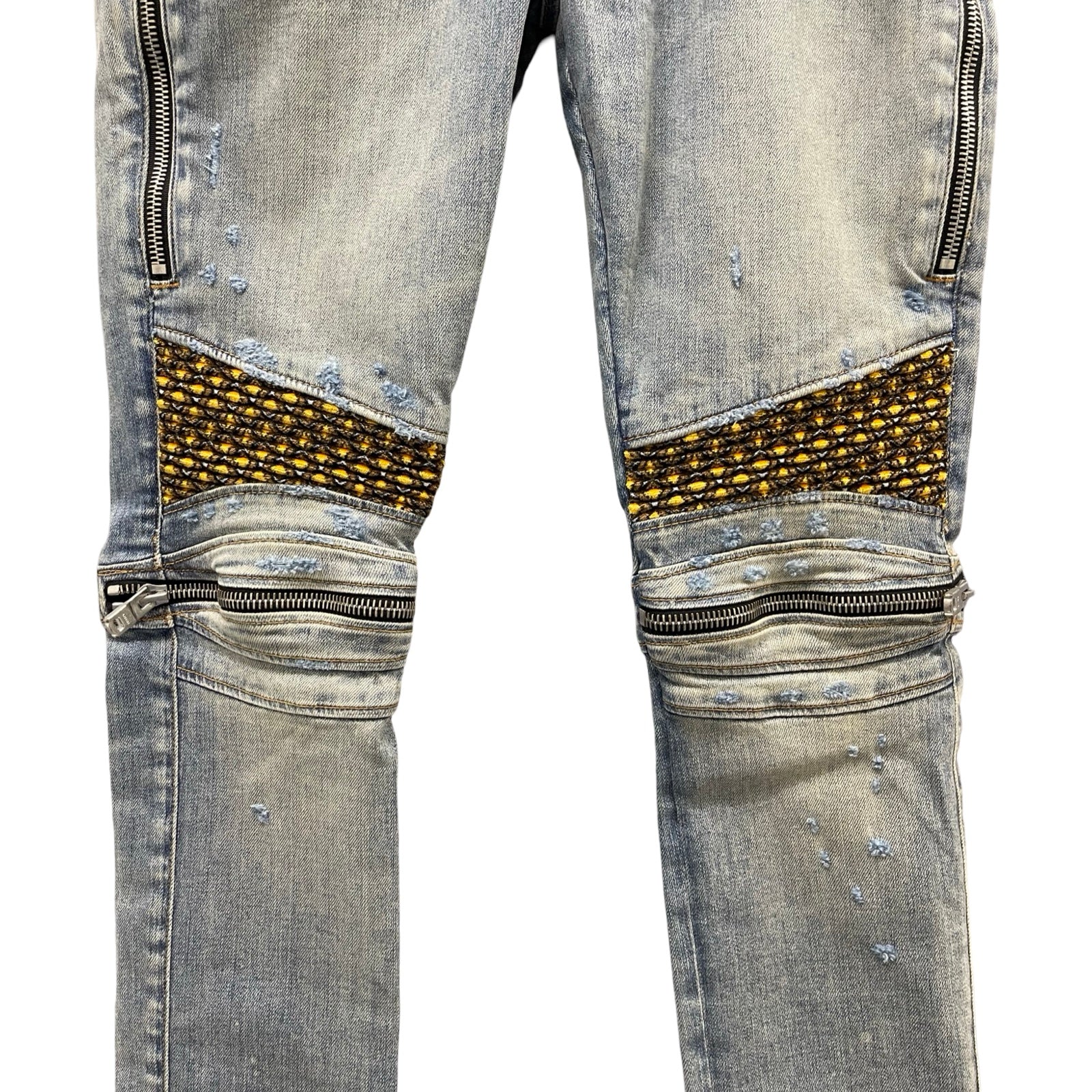 AMIRI 2021AW Velvet PJ MX2 Jean Clay Indigo MDS076 408 Size 33