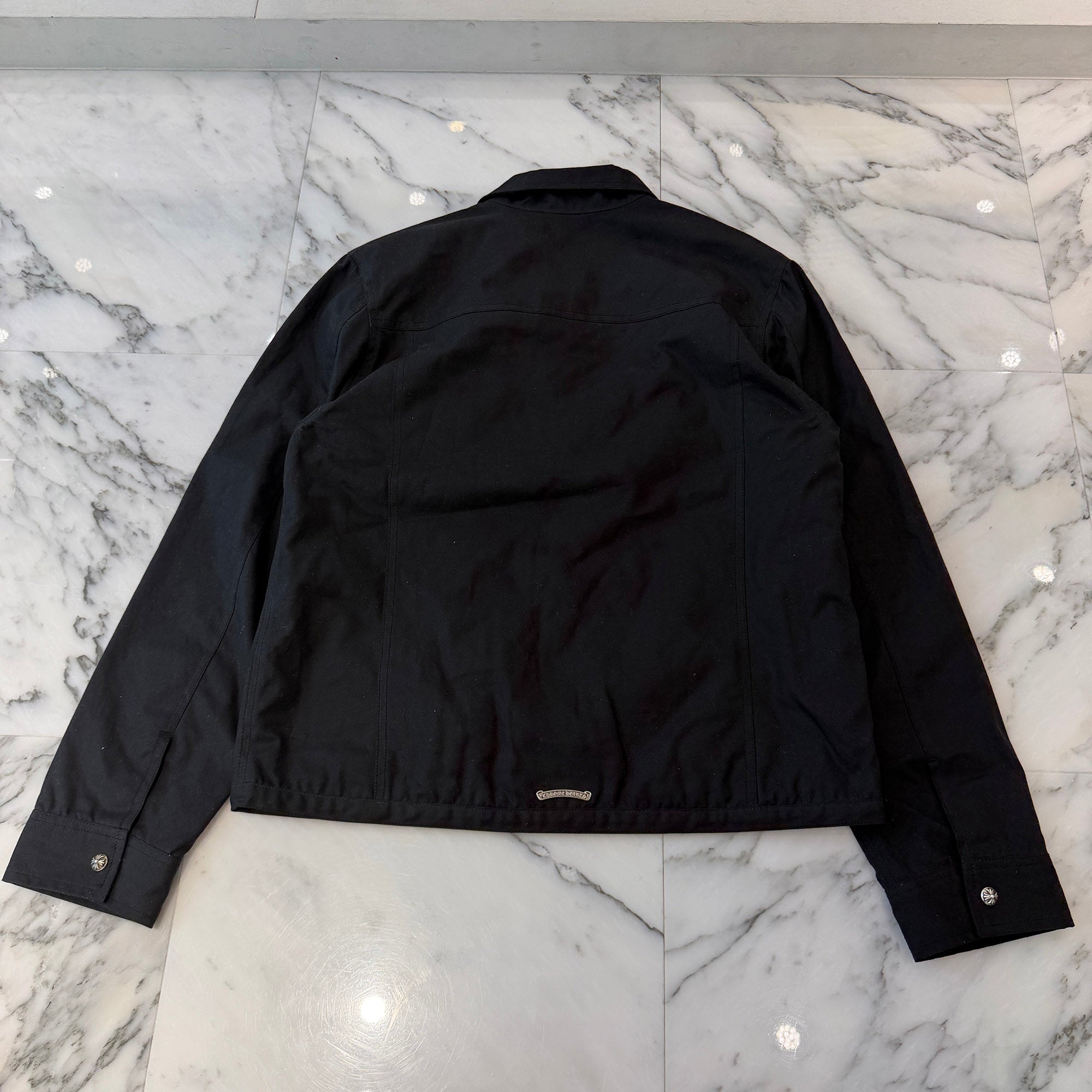 CHROME HEARTS WHIPLASH Oil Finished Fabric Jacket Size M クロムハーツ ウィップラッシュ オイル加工 ファブリックジャケット サイズM