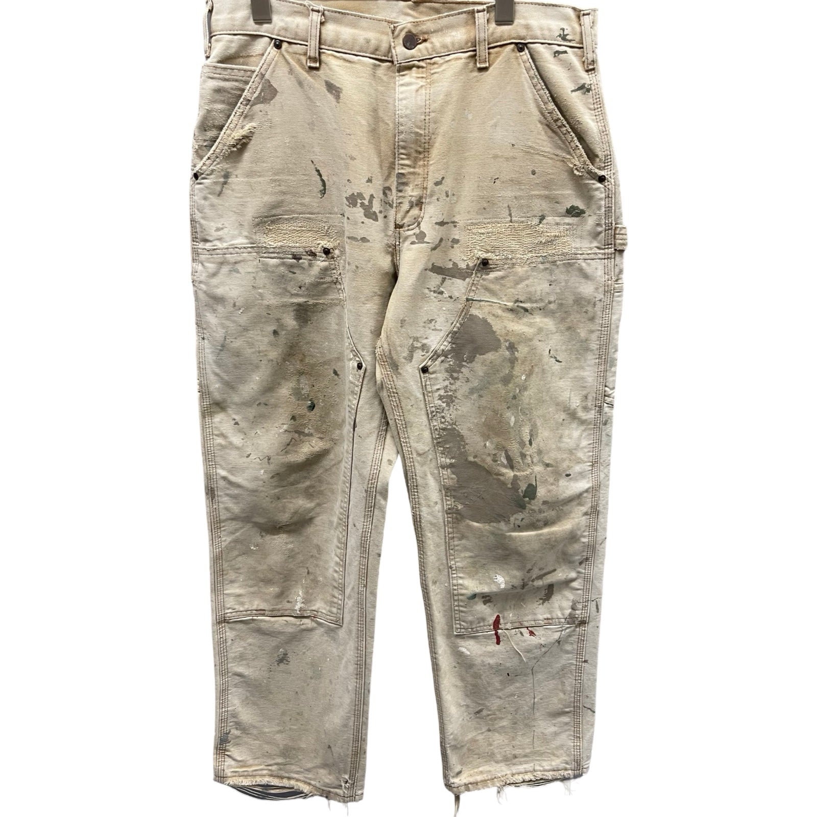 Carhartt Double Knee Denim Painter Pants 34×32