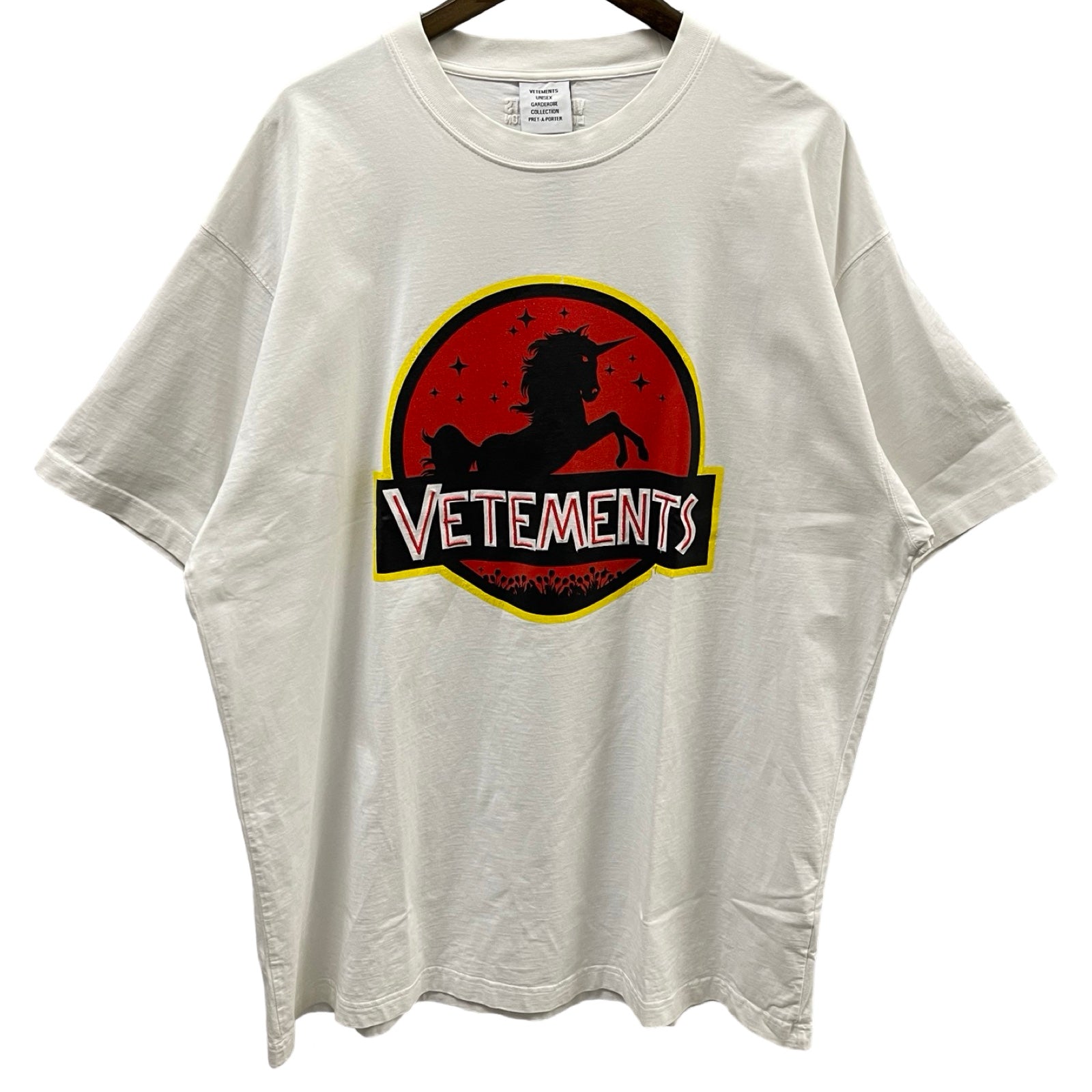 VETEMENTS 2021AW Wild Unicorn Oversized Tee Size S