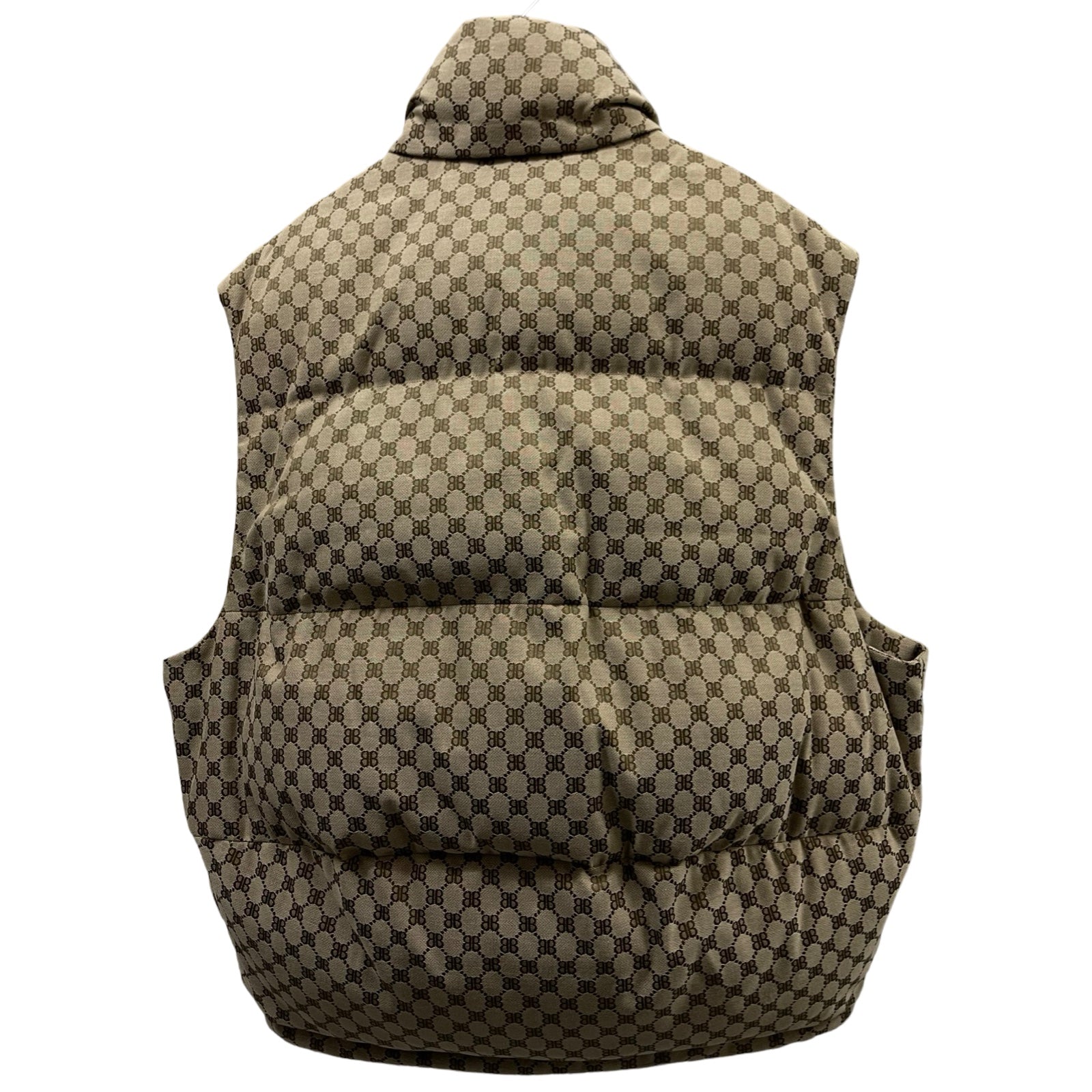 GUCCI × BALENCIAGA 2021AW The Hacker Project Cocoon Puffer Down Vest 681886 TL053 Size 44