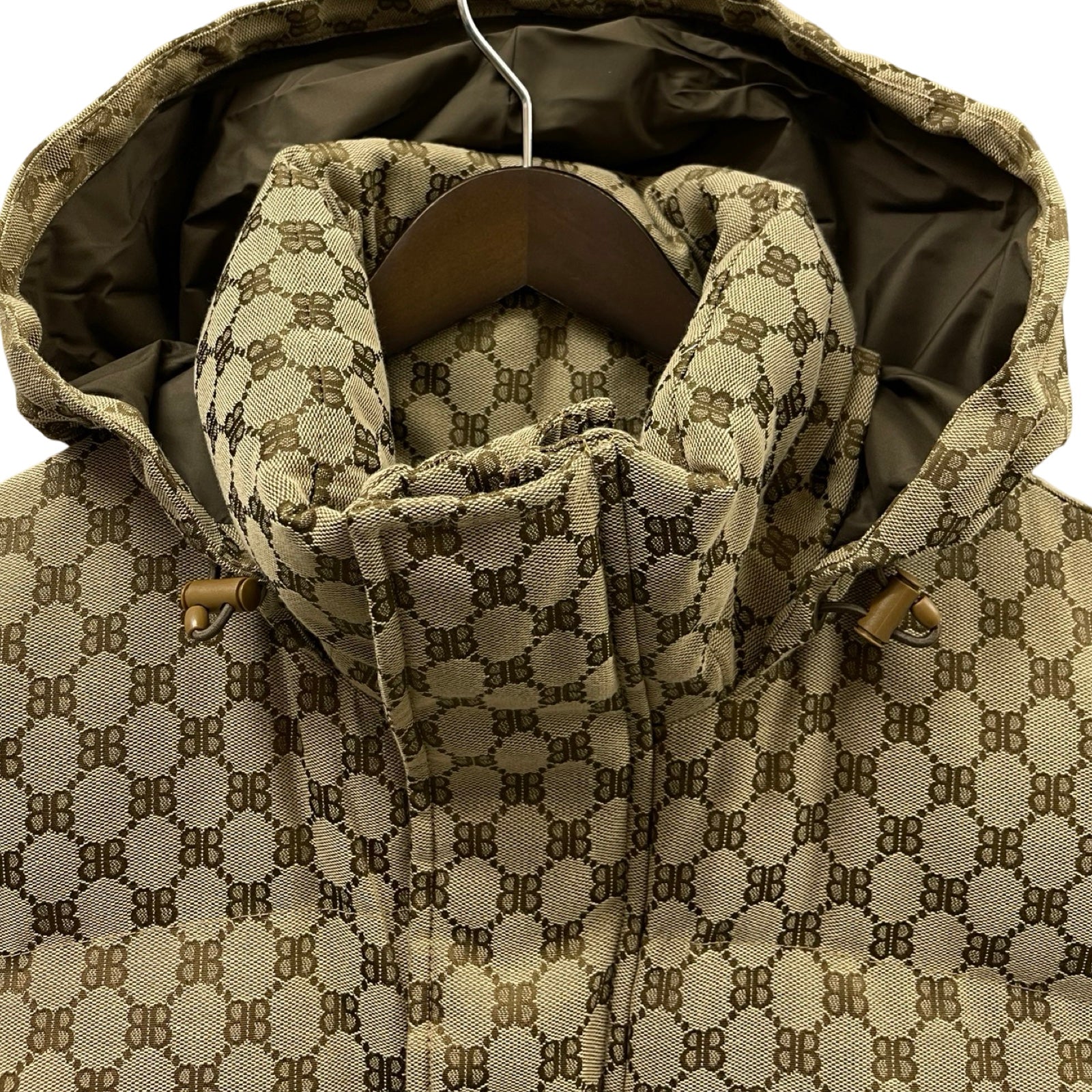 GUCCI × BALENCIAGA 2021AW The Hacker Project Cocoon Puffer Down Vest 681886 TL053 Size 44