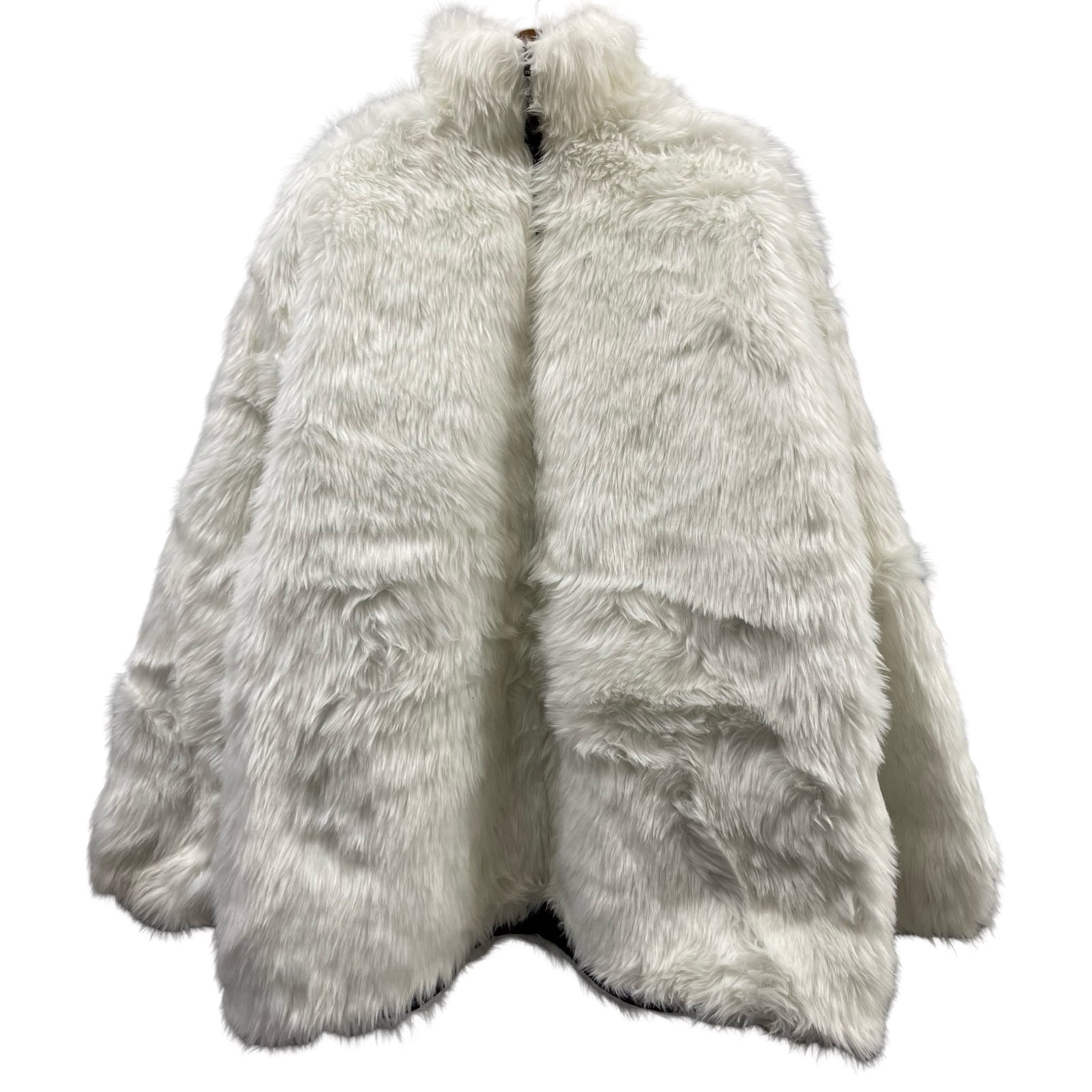 BALENCIAGA 2022AW Back BB Fur Coat Jacket 721789 TNQ30 Size 32