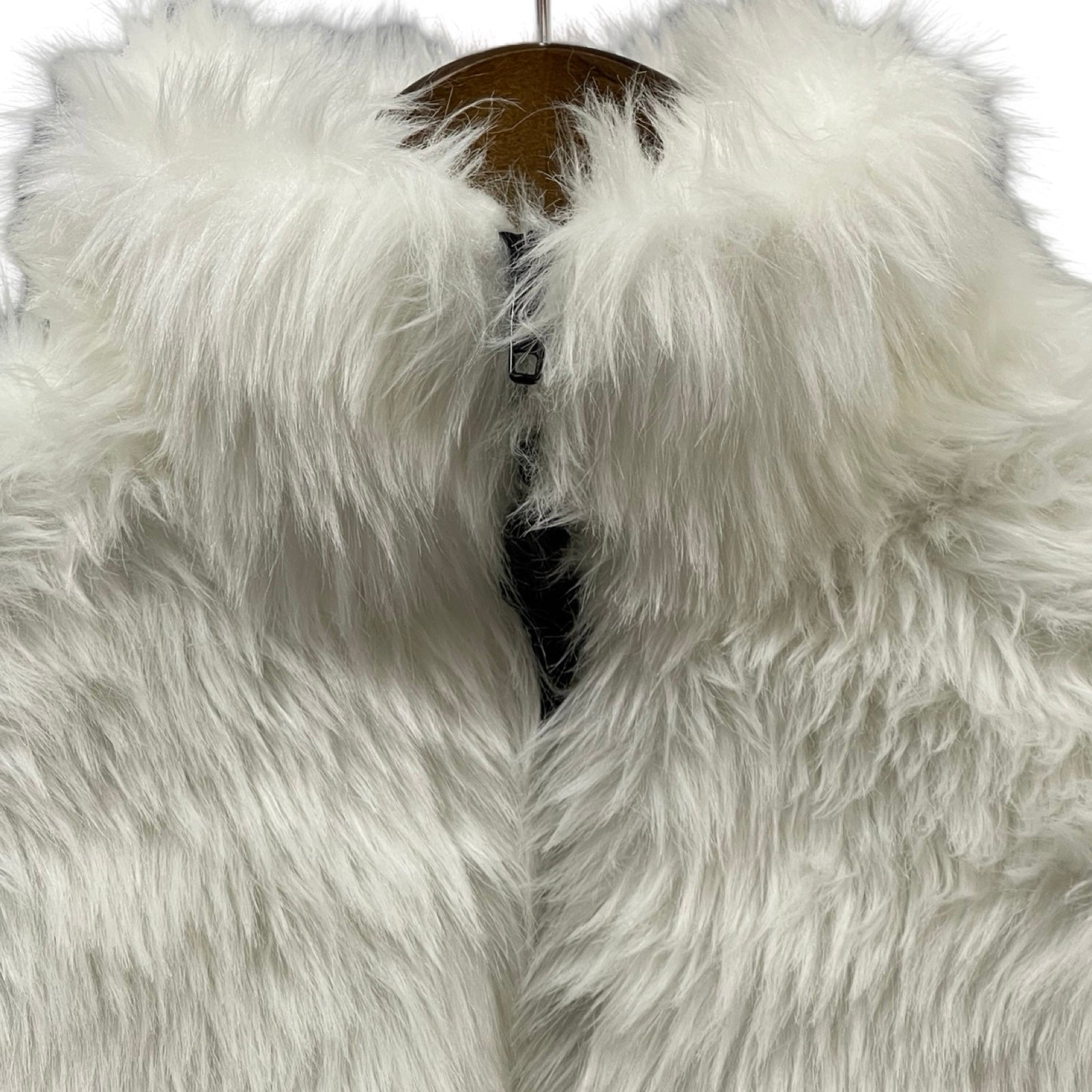 BALENCIAGA 2022AW Back BB Fur Coat Jacket 721789 TNQ30 Size
