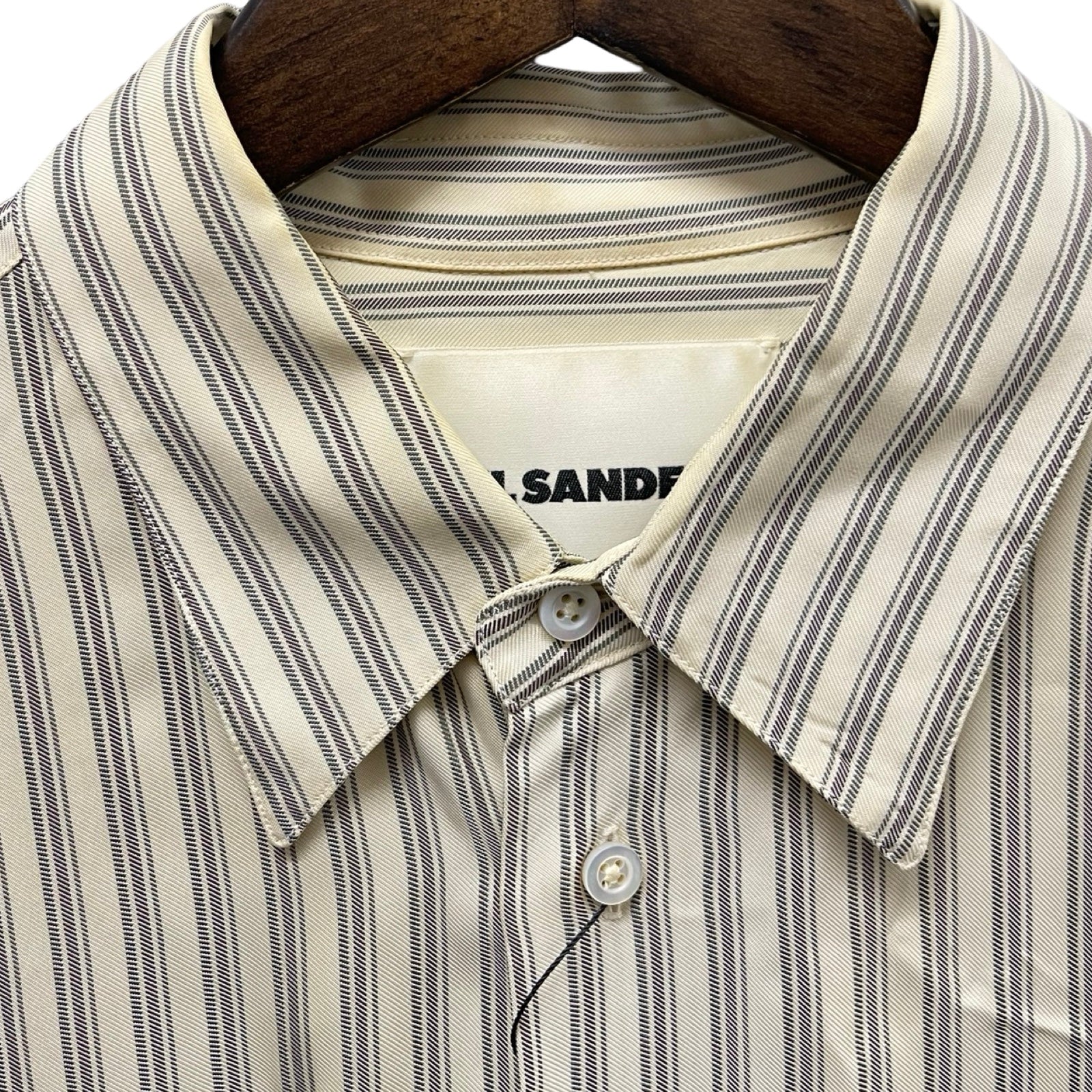 JIL SANDER 2019AW Striped Shirt JSMP742154 Size 39
