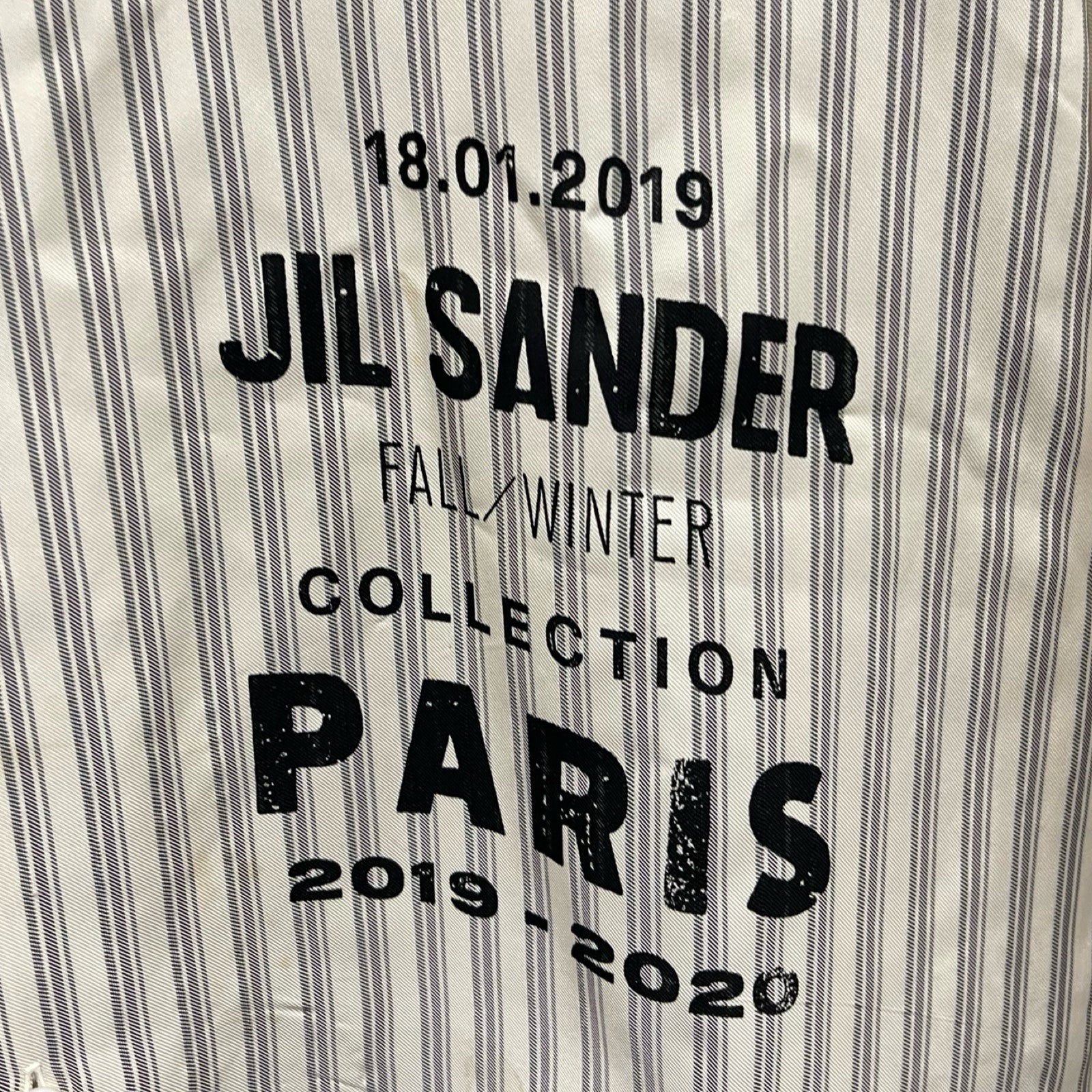 JIL SANDER 2019AW Striped Shirt JSMP742154 Size 39