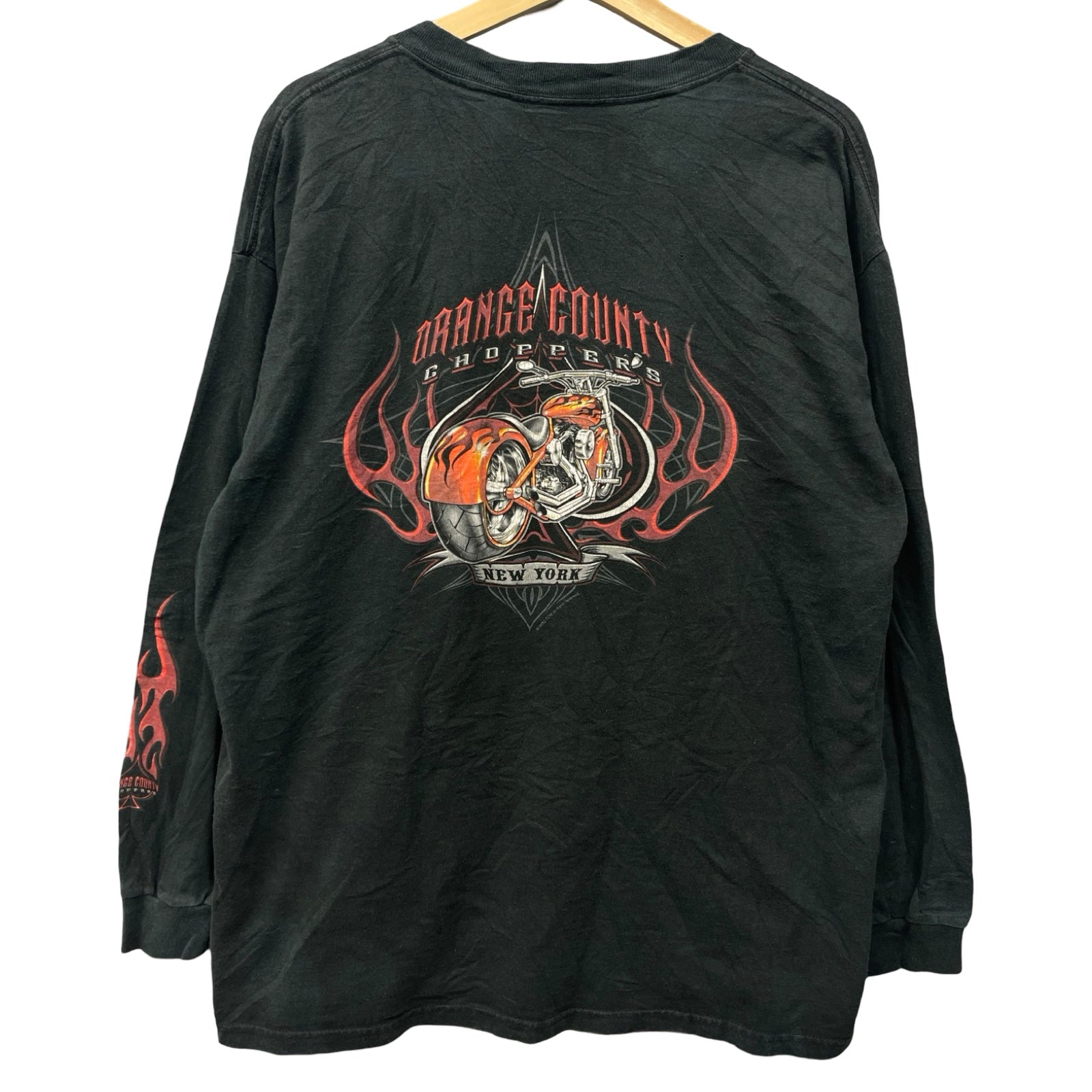 Vintage 00's ORANGE COUNTY CHOPPERS "NEW YORK" 2003 L/S Tee Size XL